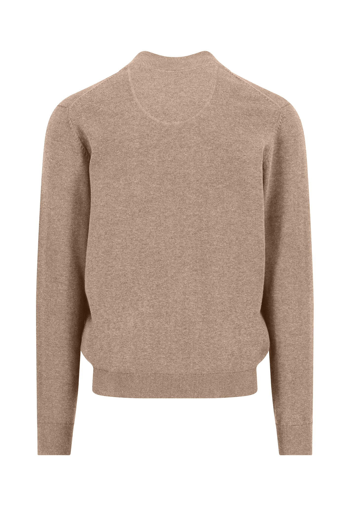 Strickjacke aus Baumwolle mit Reißverschluss und Stehkragen - Image 4