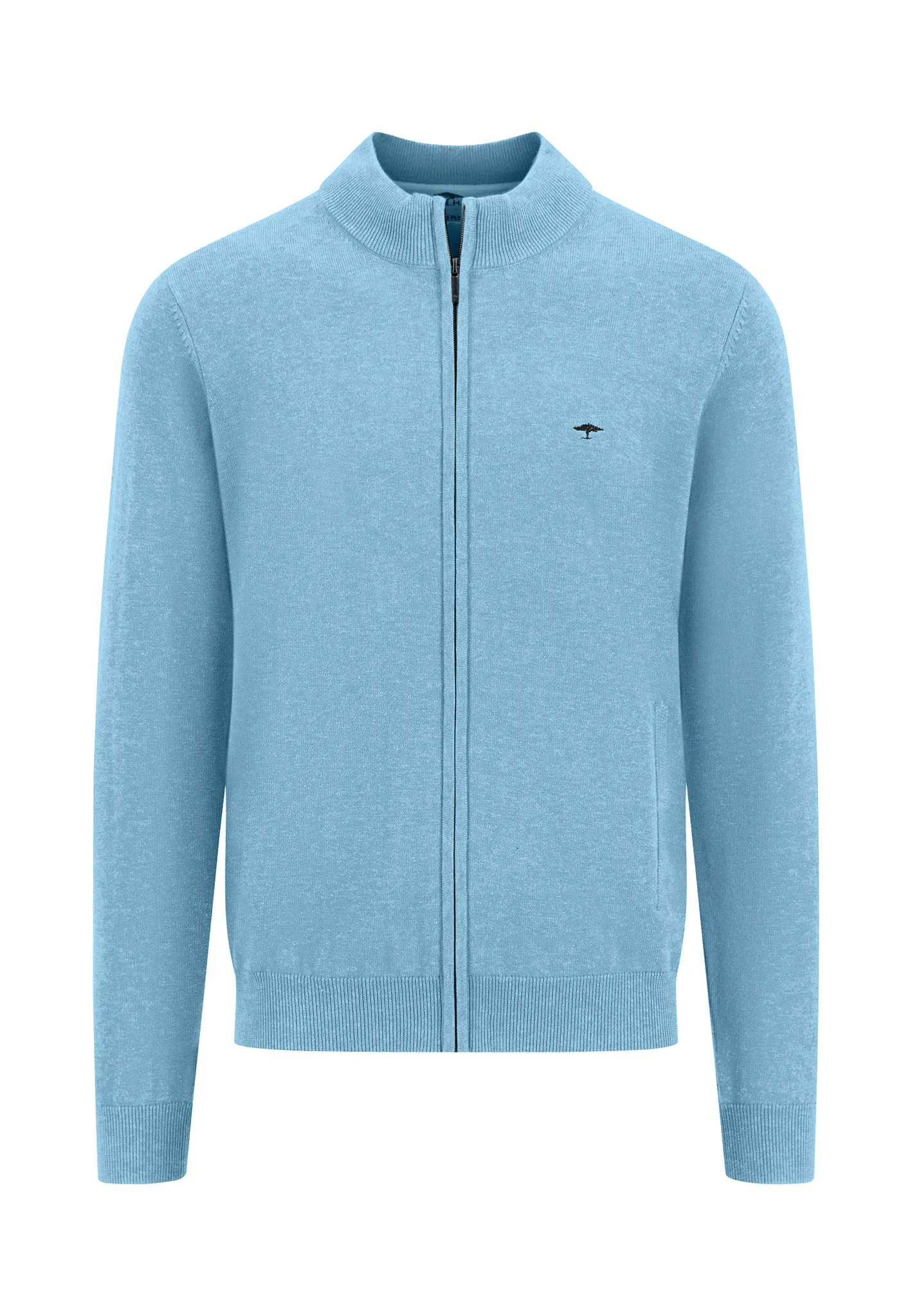 Strickjacke aus Baumwolle mit Stehkragen - Image 7