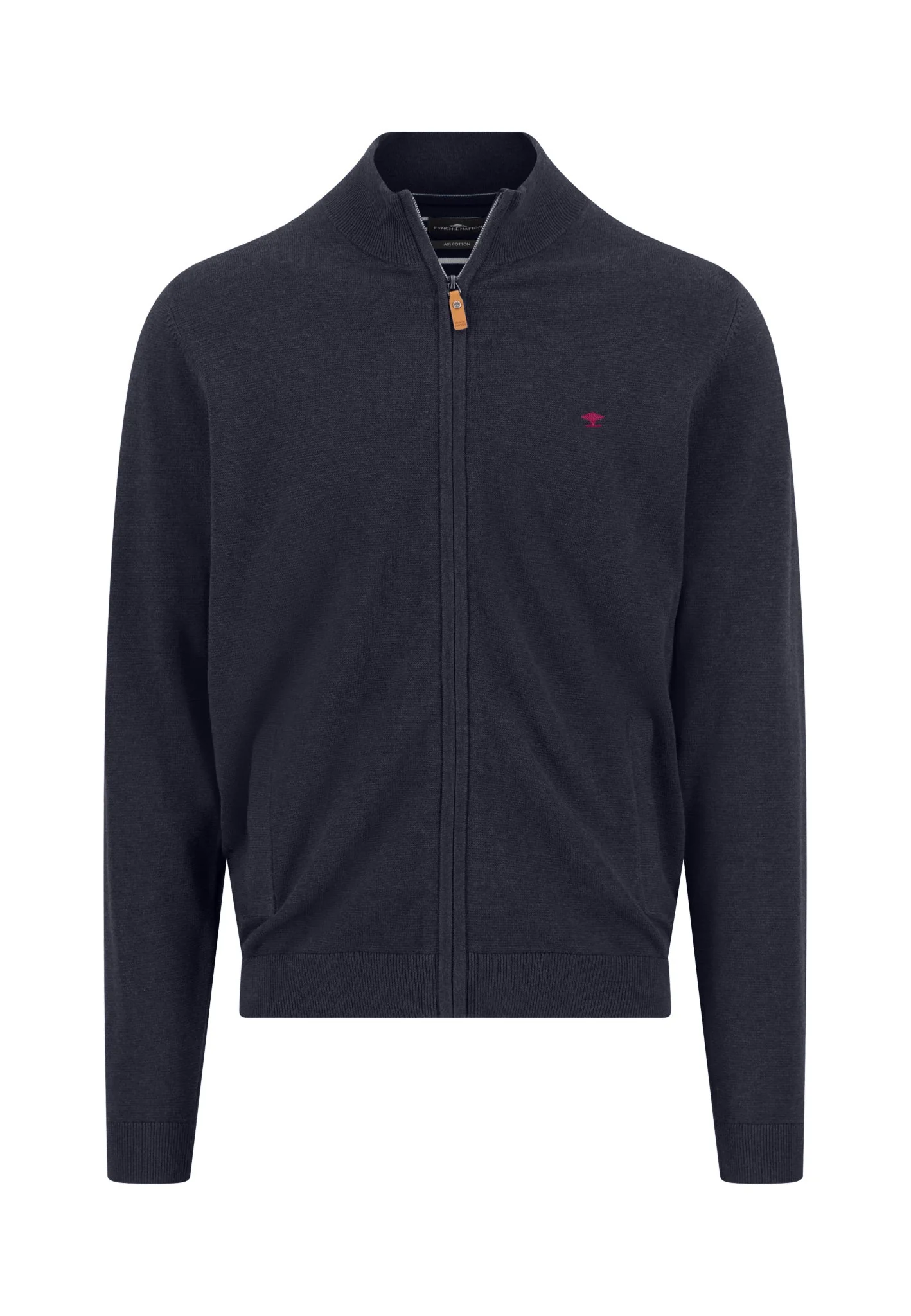 Strickjacke aus Baumwolle mit Stehkragen - Image 3