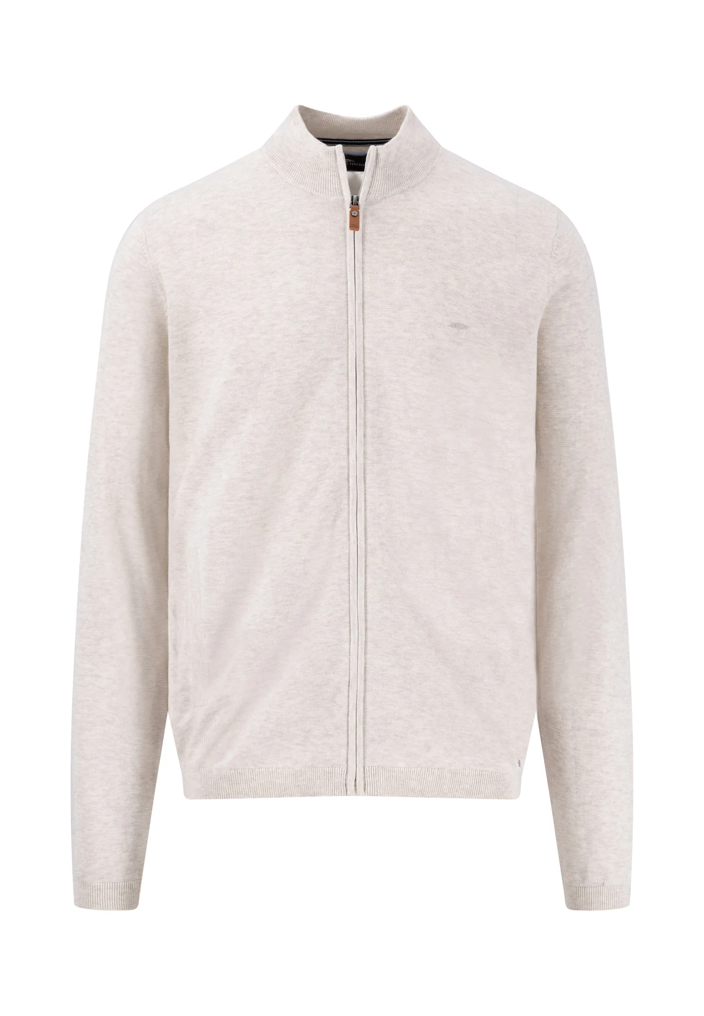 Strickjacke aus Baumwolle mit Stehkragen - AIR COTTON