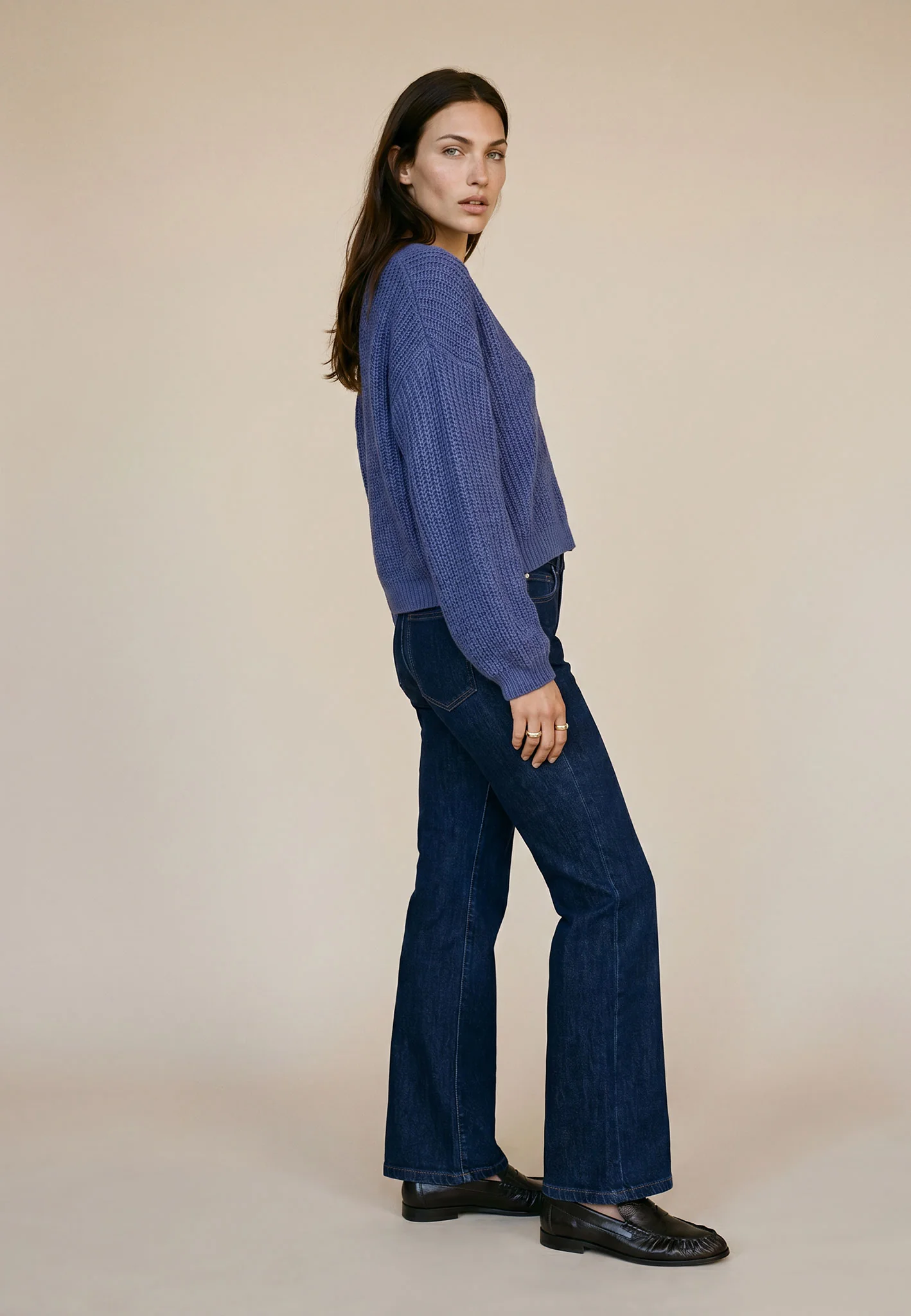 Strickjacke Mohair-Wollmix mit Knöpfen - Image 3