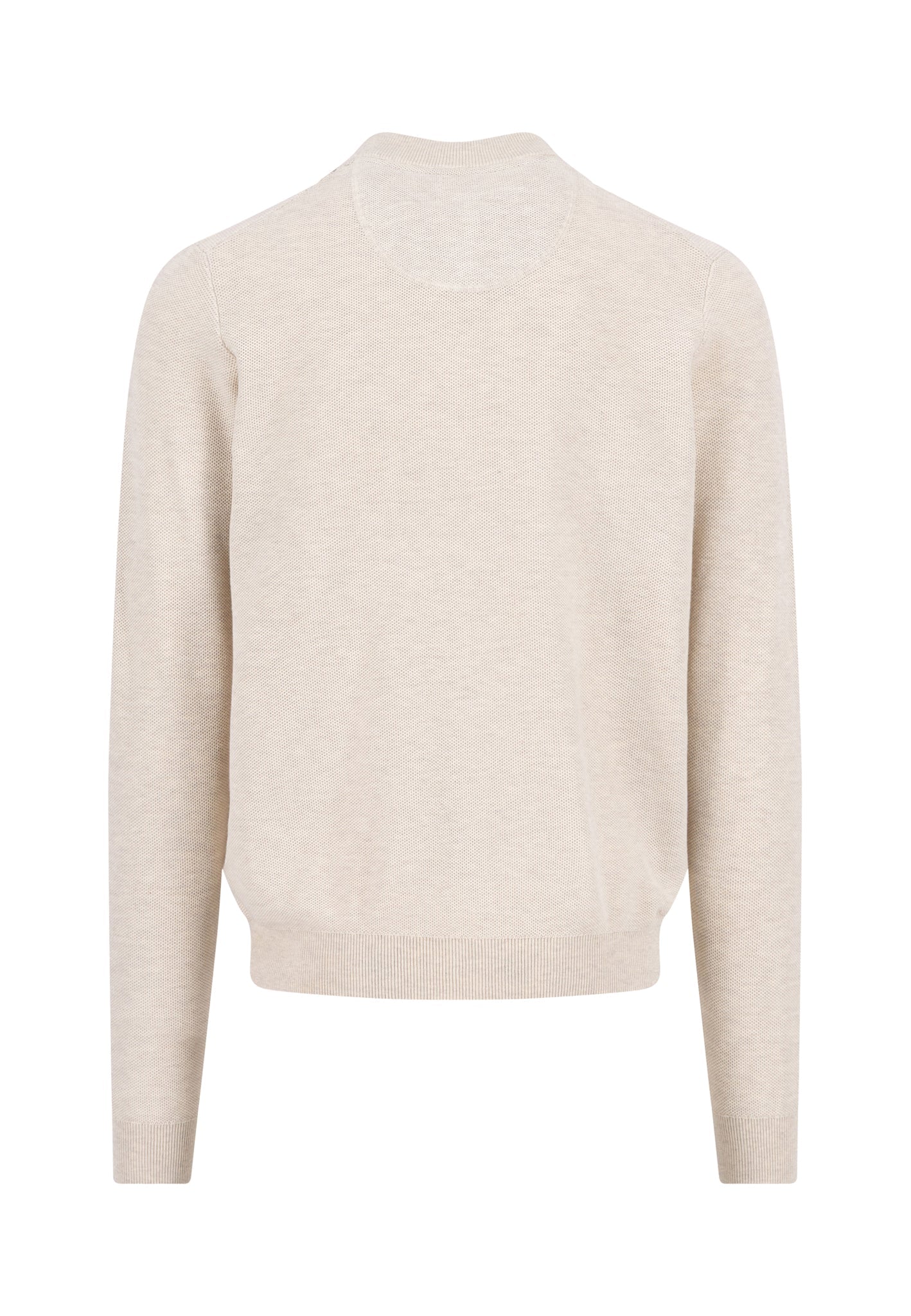 Strickjacke aus reiner Baumwolle mit Reißverschluss und Stehkragen - Image 25