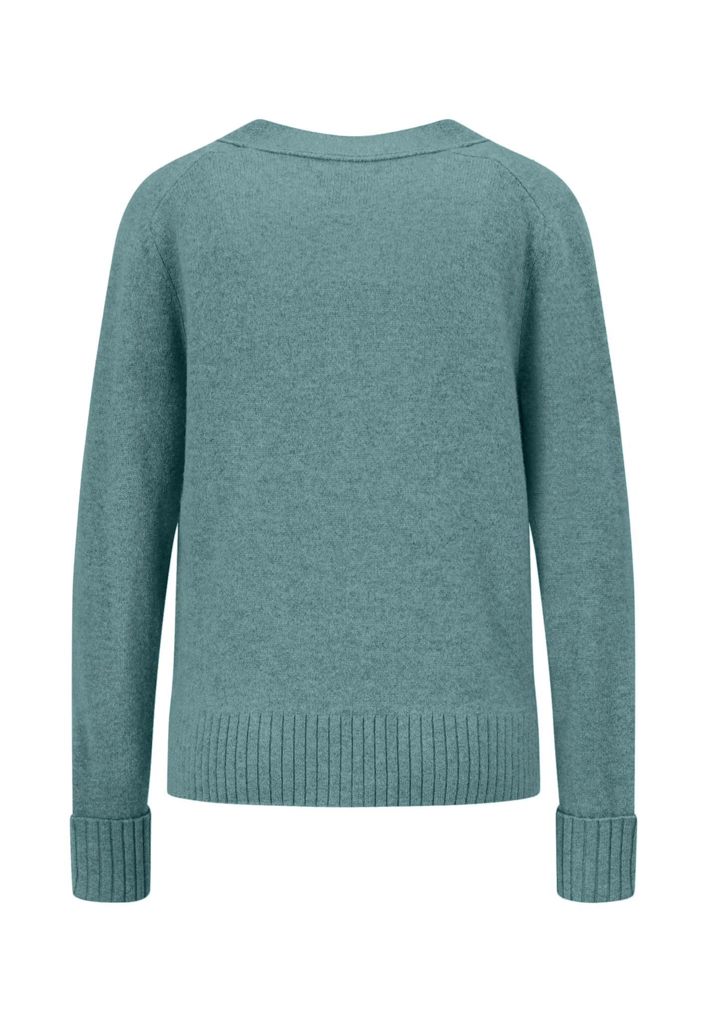 Strickjacke aus reiner Wolle mit V-Ausschnitt und Knopfleiste - Image 6