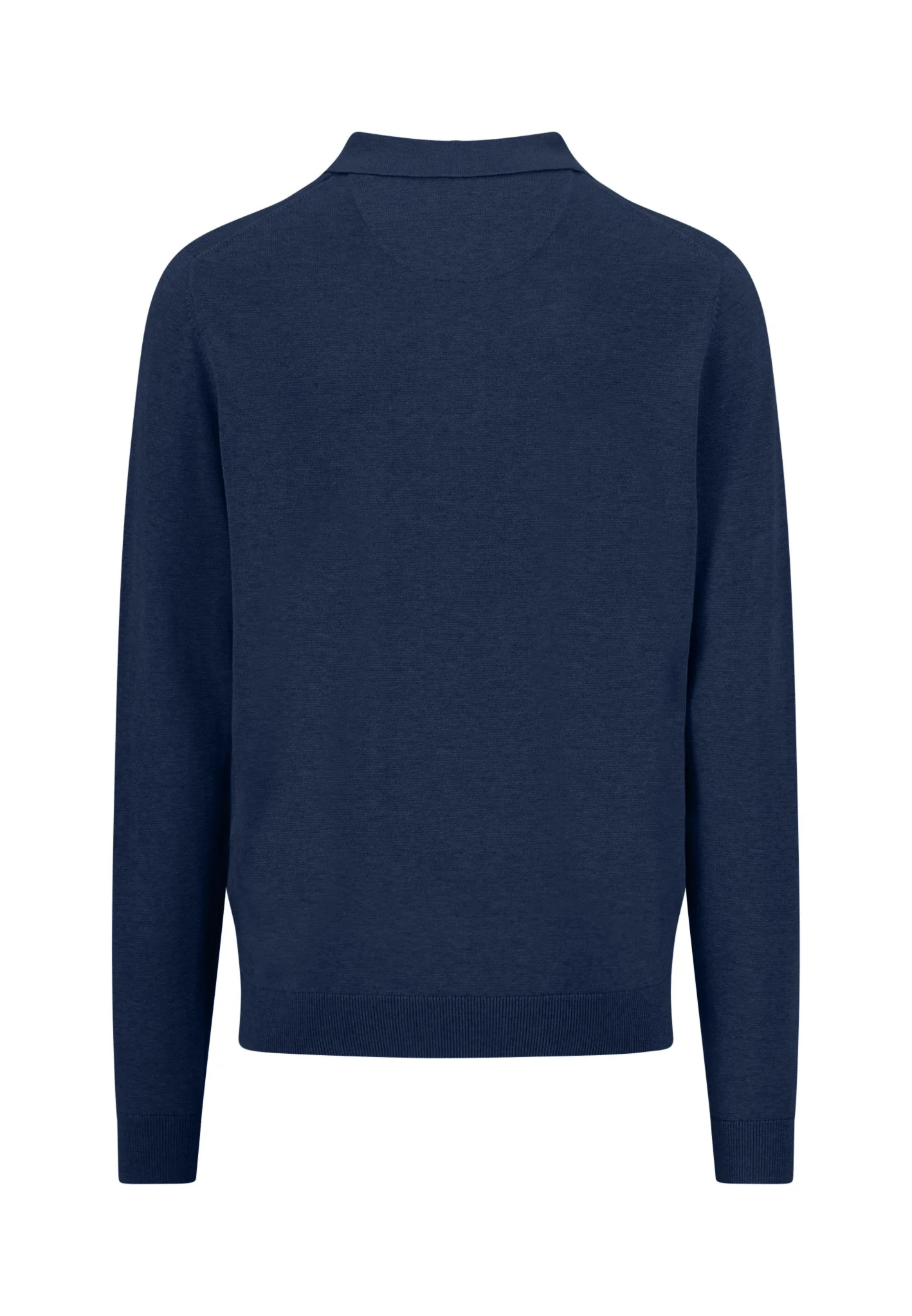 Strickpoloshirt aus Baumwolle mit Feinstruktur - Image 4
