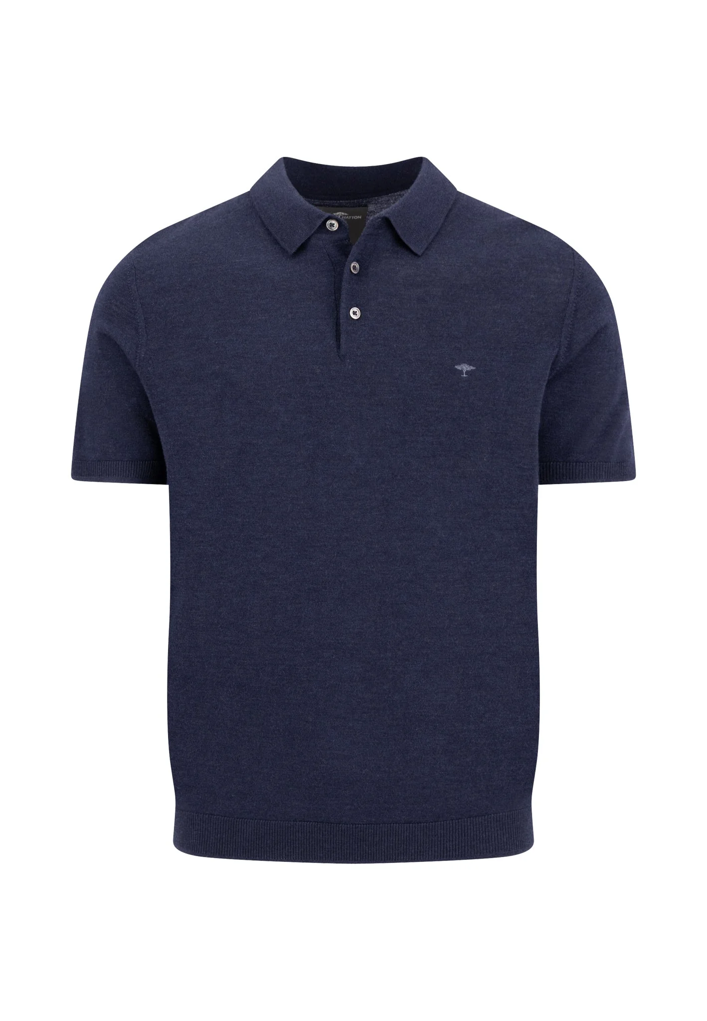 Strickpoloshirt aus Wolle mit Feinstruktur - Image 5