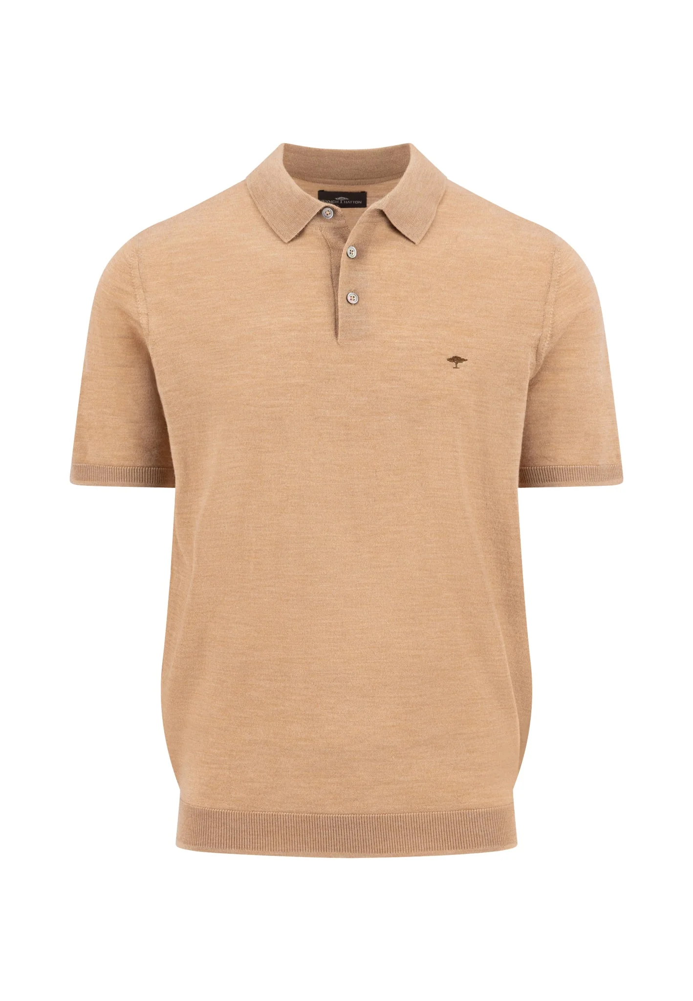 Strickpoloshirt aus Wolle mit Feinstruktur - Image 7