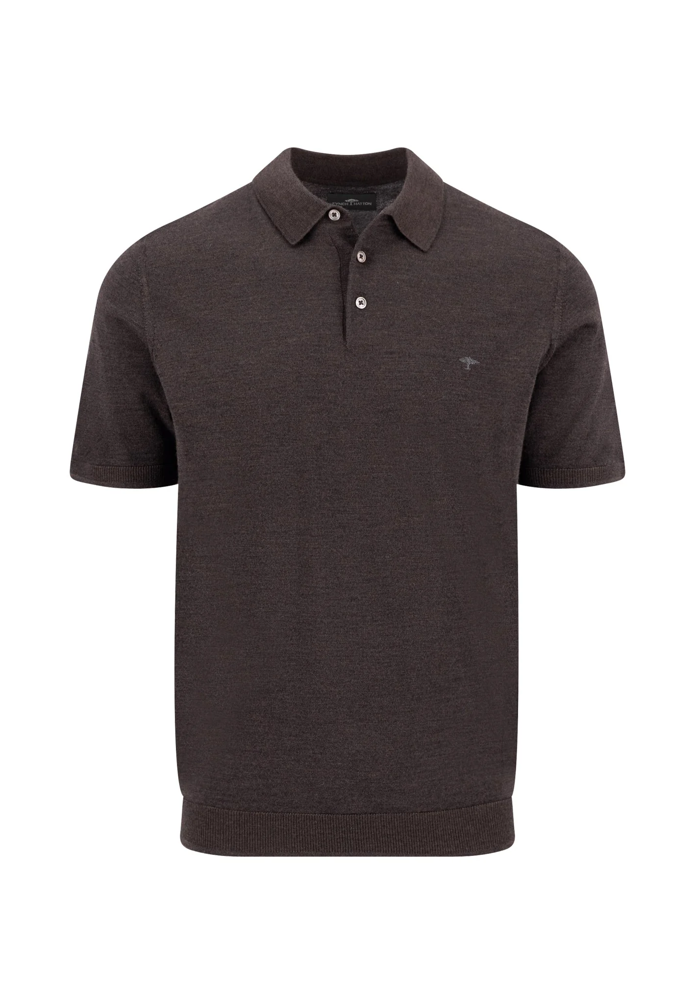 Strickpoloshirt aus Wolle mit Feinstruktur - Image 9