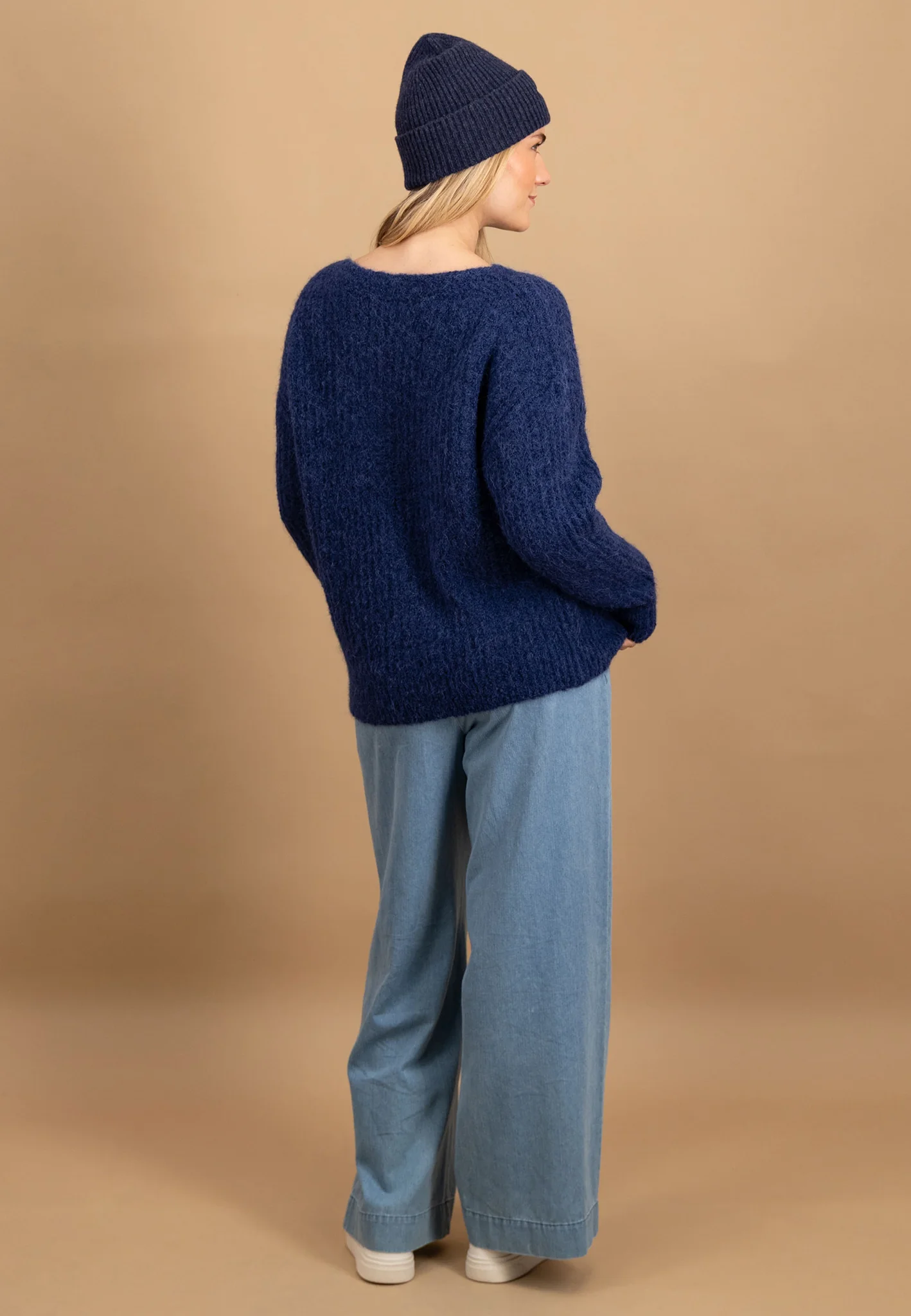 Strickpullover aus Alpaka-Mix mit U-Boot-Ausschnitt - Image 3