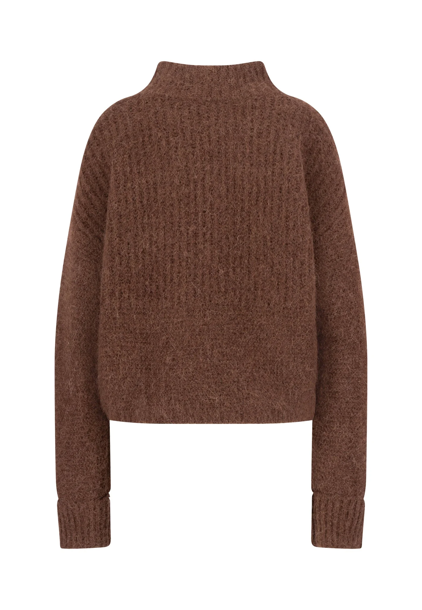 Strickpullover aus Alpaka-Wollmix mit Stehkragen - Image 6