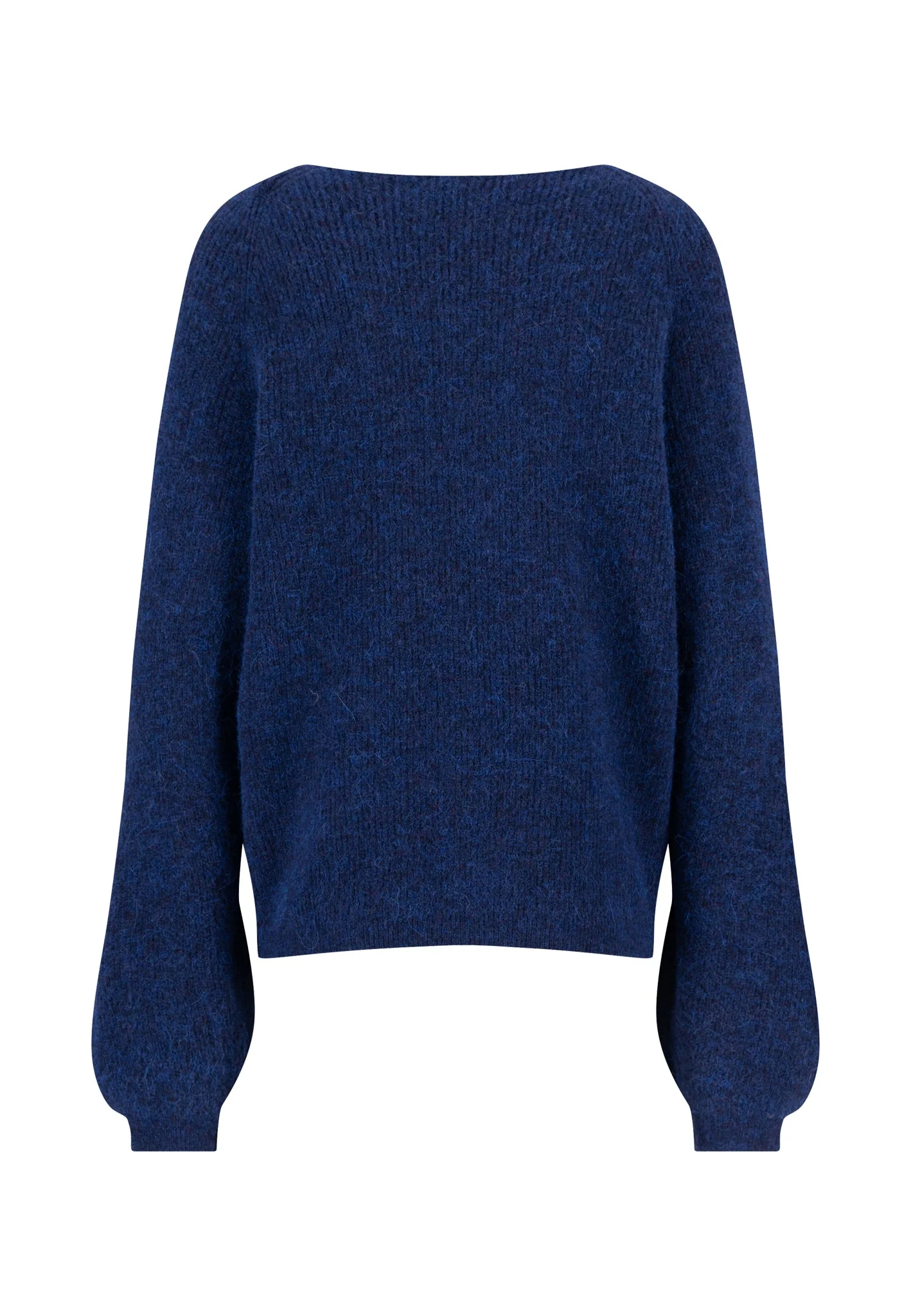 Strickpullover aus Alpaka-Wollmix mit V-Ausschnitt und Strukturstrick - Image 6