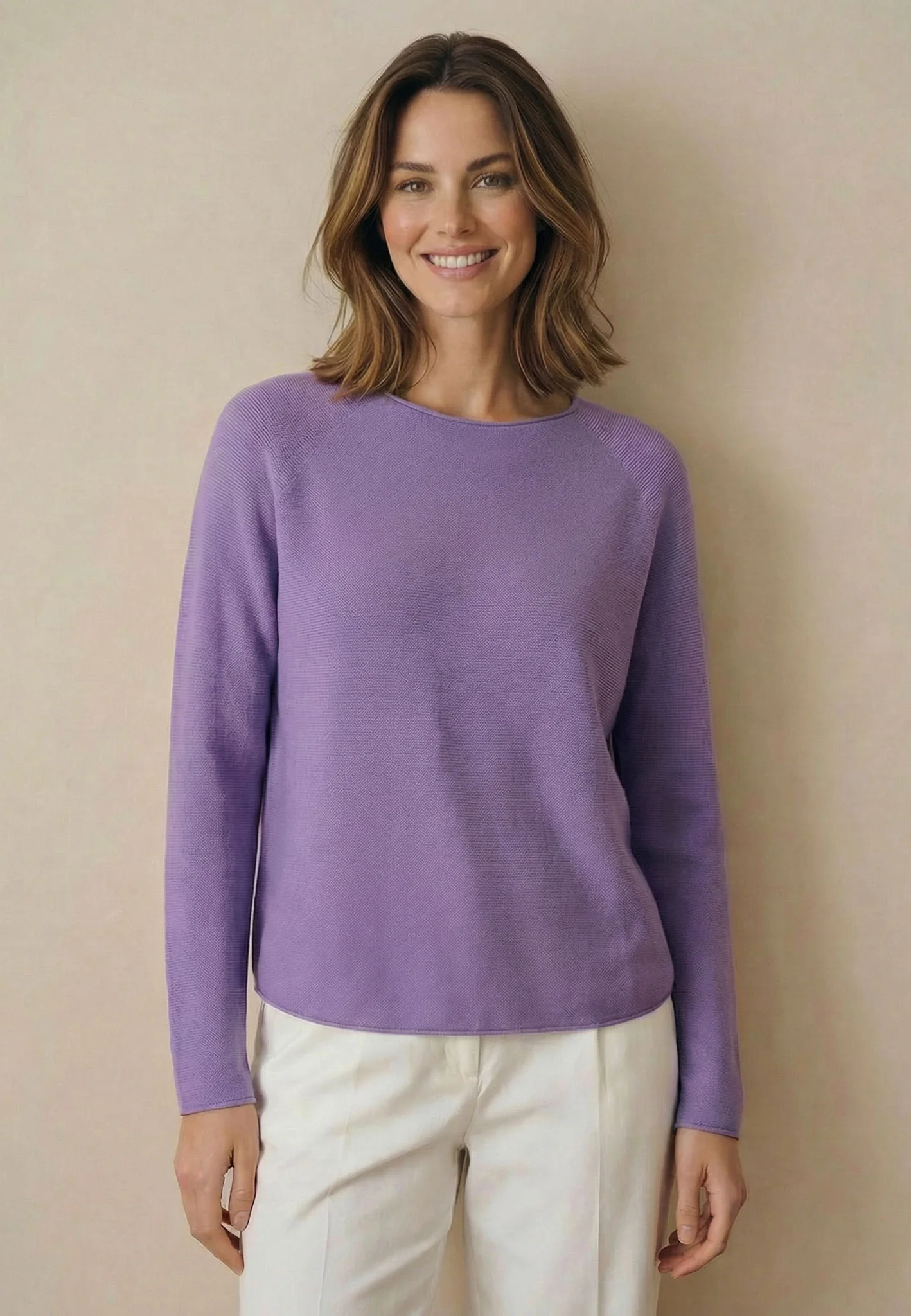 Strickpullover aus Baumwolle mit Rundhalsausschnitt - Image 16