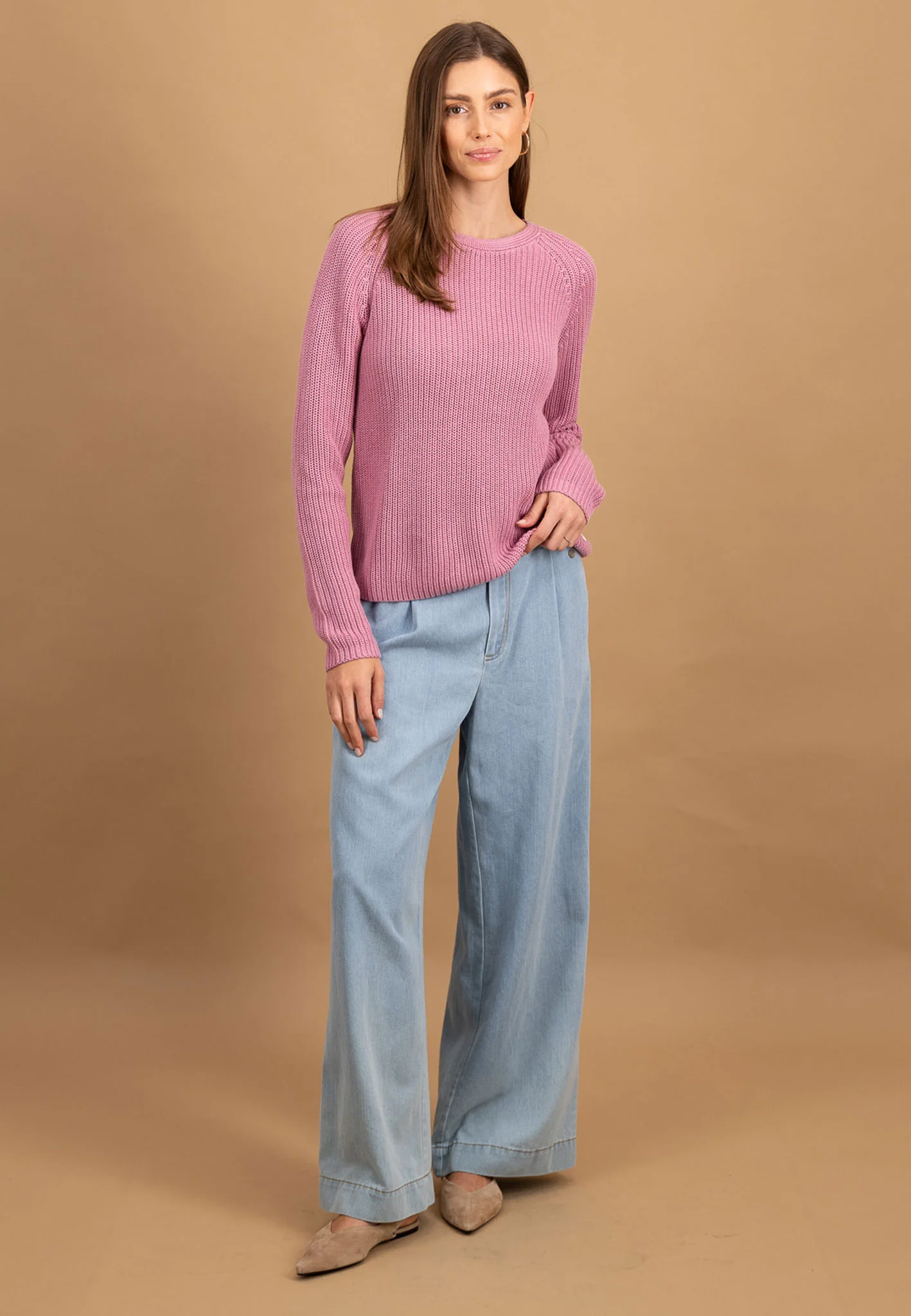 Strickpullover aus Baumwolle mit Rundhalsausschnitt - Image 14