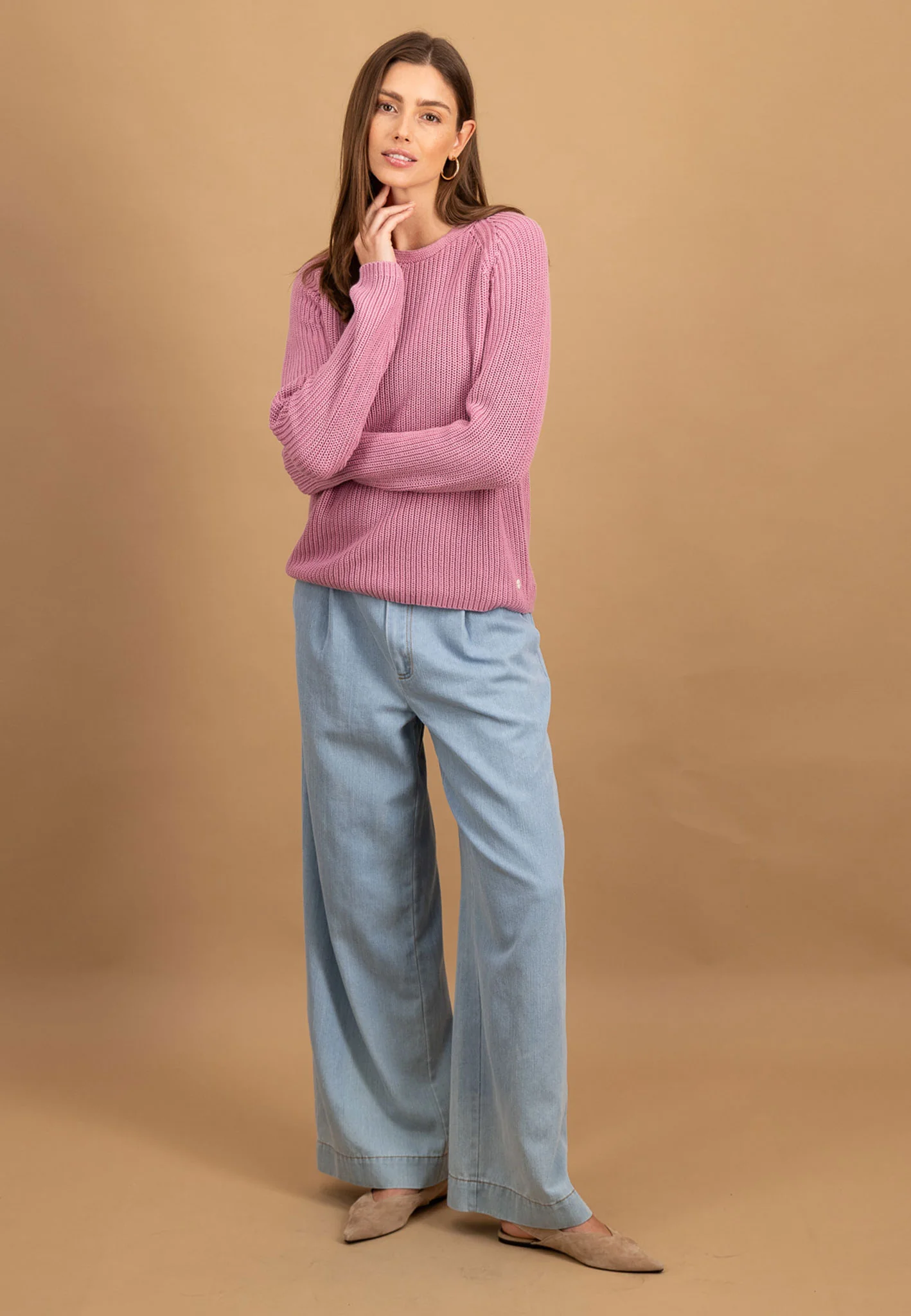 Strickpullover aus Baumwolle mit Rundhalsausschnitt - Image 16