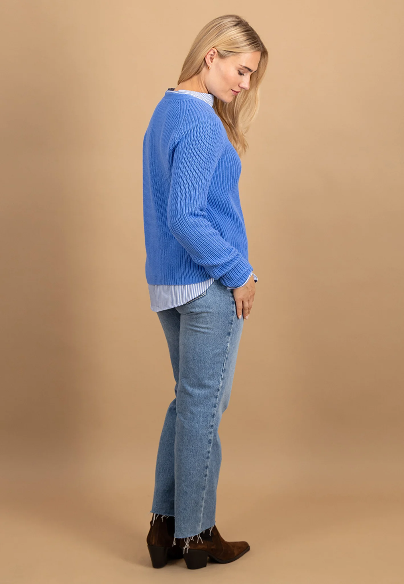 Strickpullover aus Baumwolle mit Rundhalsausschnitt - Image 21
