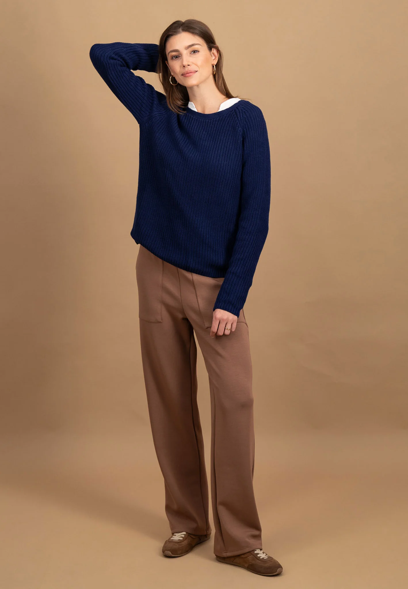 Strickpullover aus Baumwolle mit Rundhalsausschnitt - Image 4