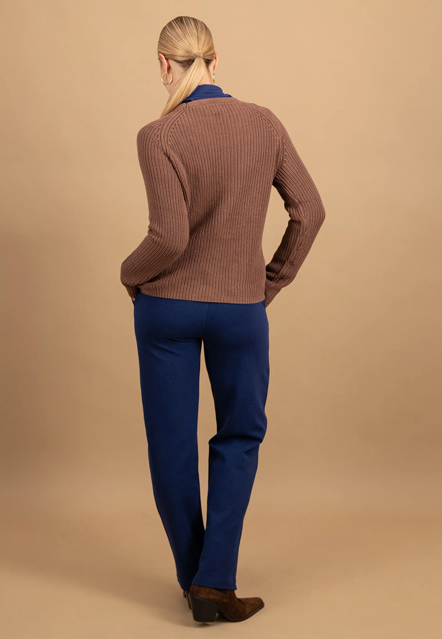 Strickpullover aus Baumwolle mit Rundhalsausschnitt - Image 9