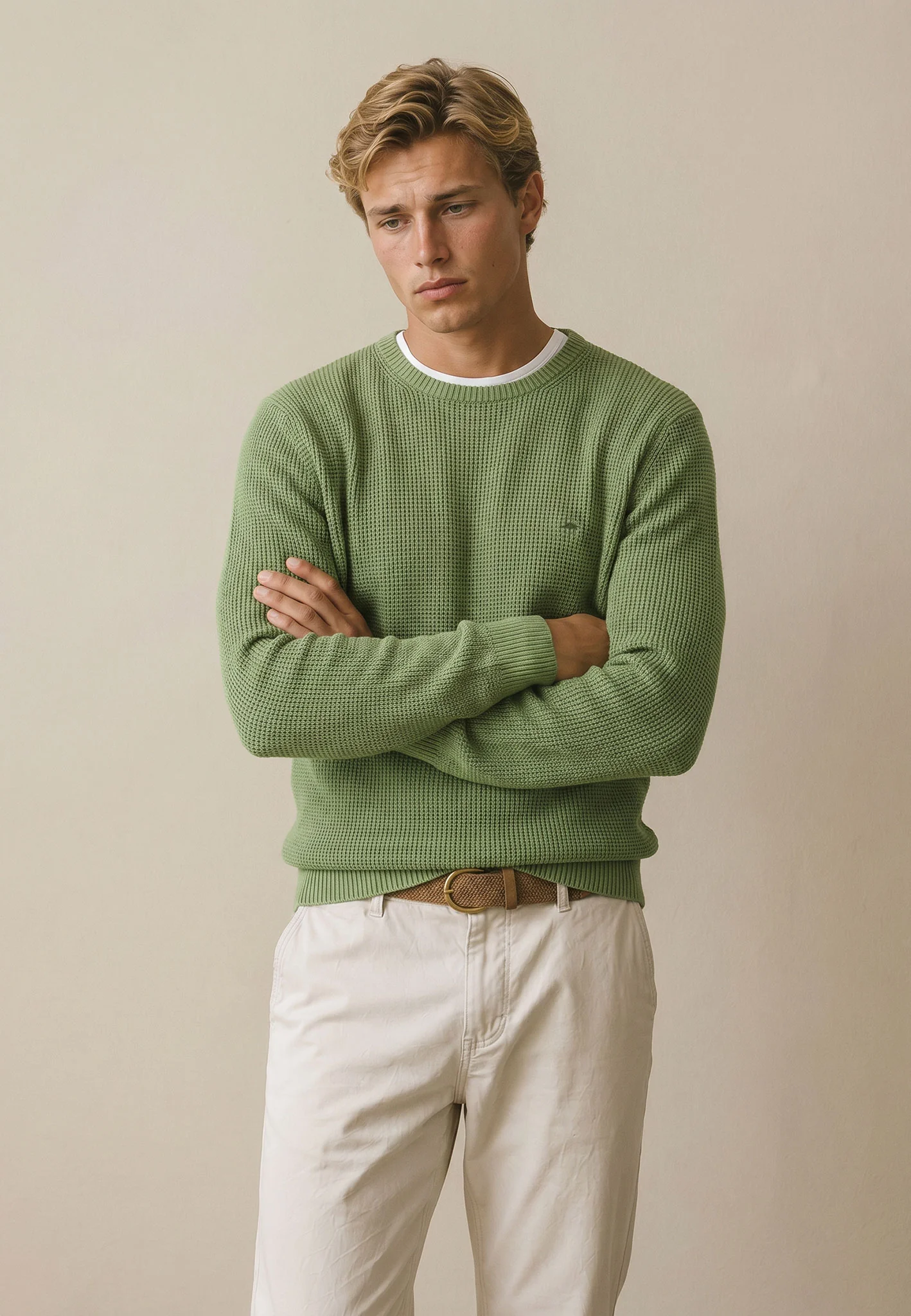 Strickpullover aus Baumwolle mit Strukturmuster - Image 19