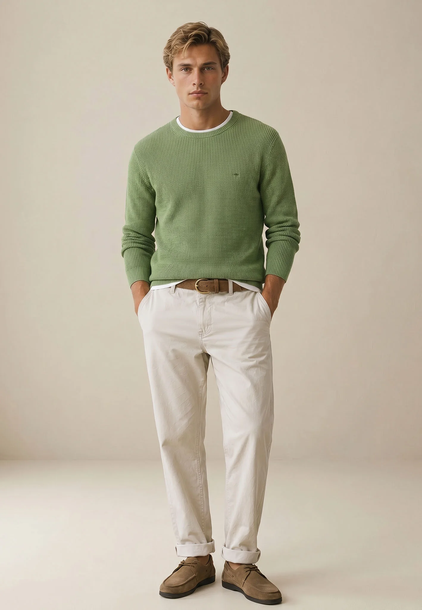 Strickpullover aus Baumwolle mit Strukturmuster - Image 20