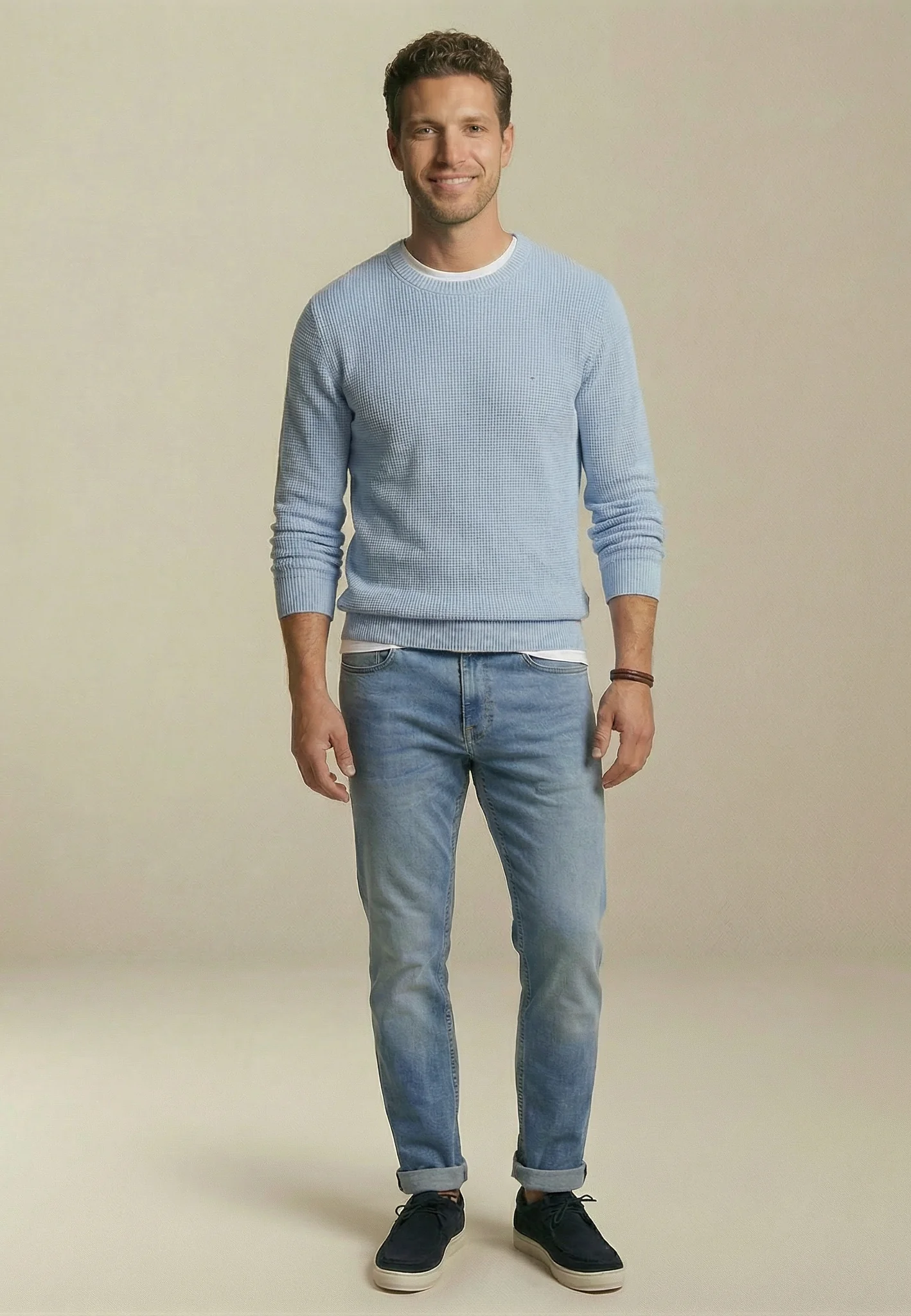 Strickpullover aus Baumwolle mit Strukturmuster - Image 25