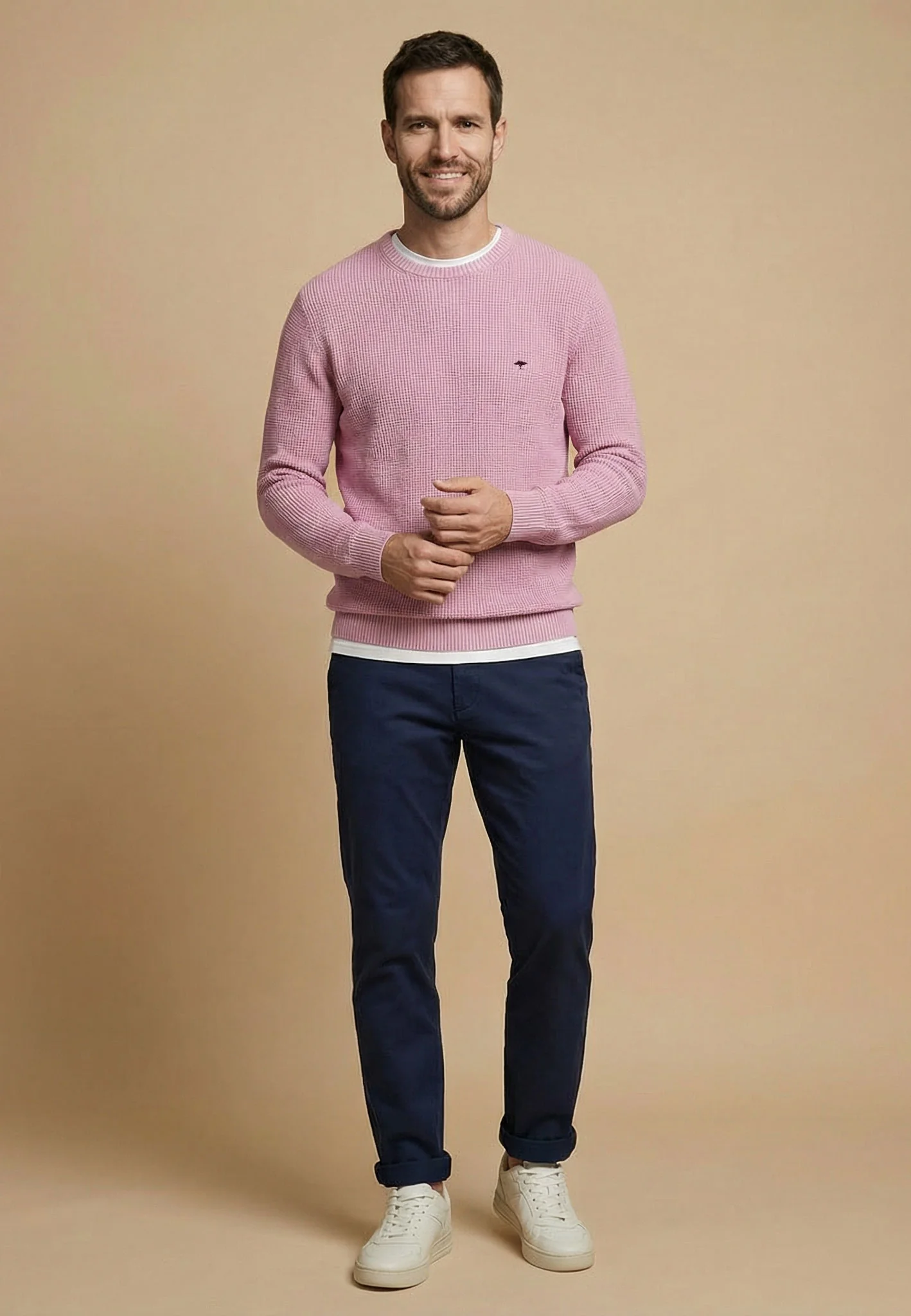 Strickpullover aus Baumwolle mit Strukturmuster - Image 8