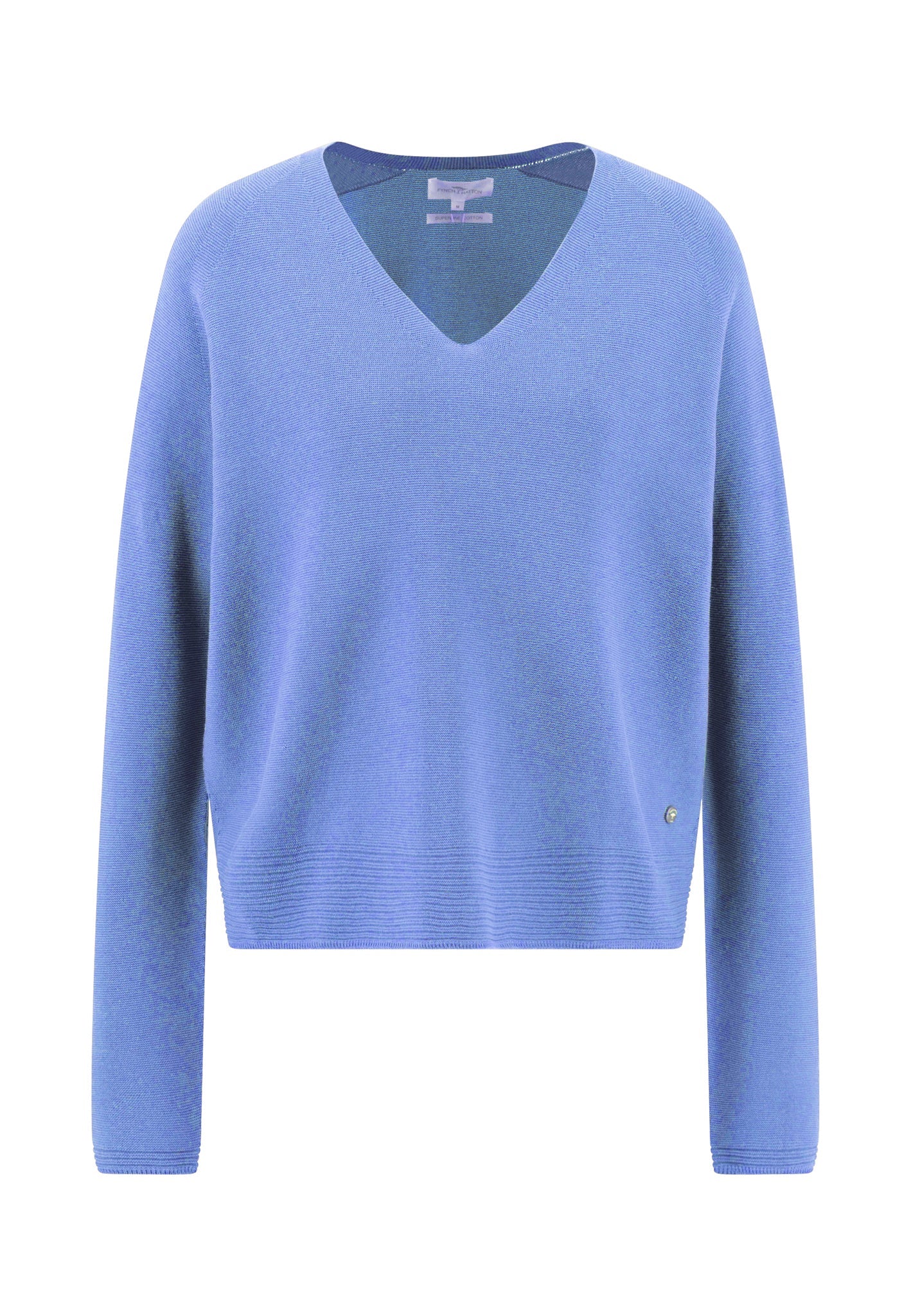 Strickpullover aus Baumwolle mit V-Ausschnitt - Image 14