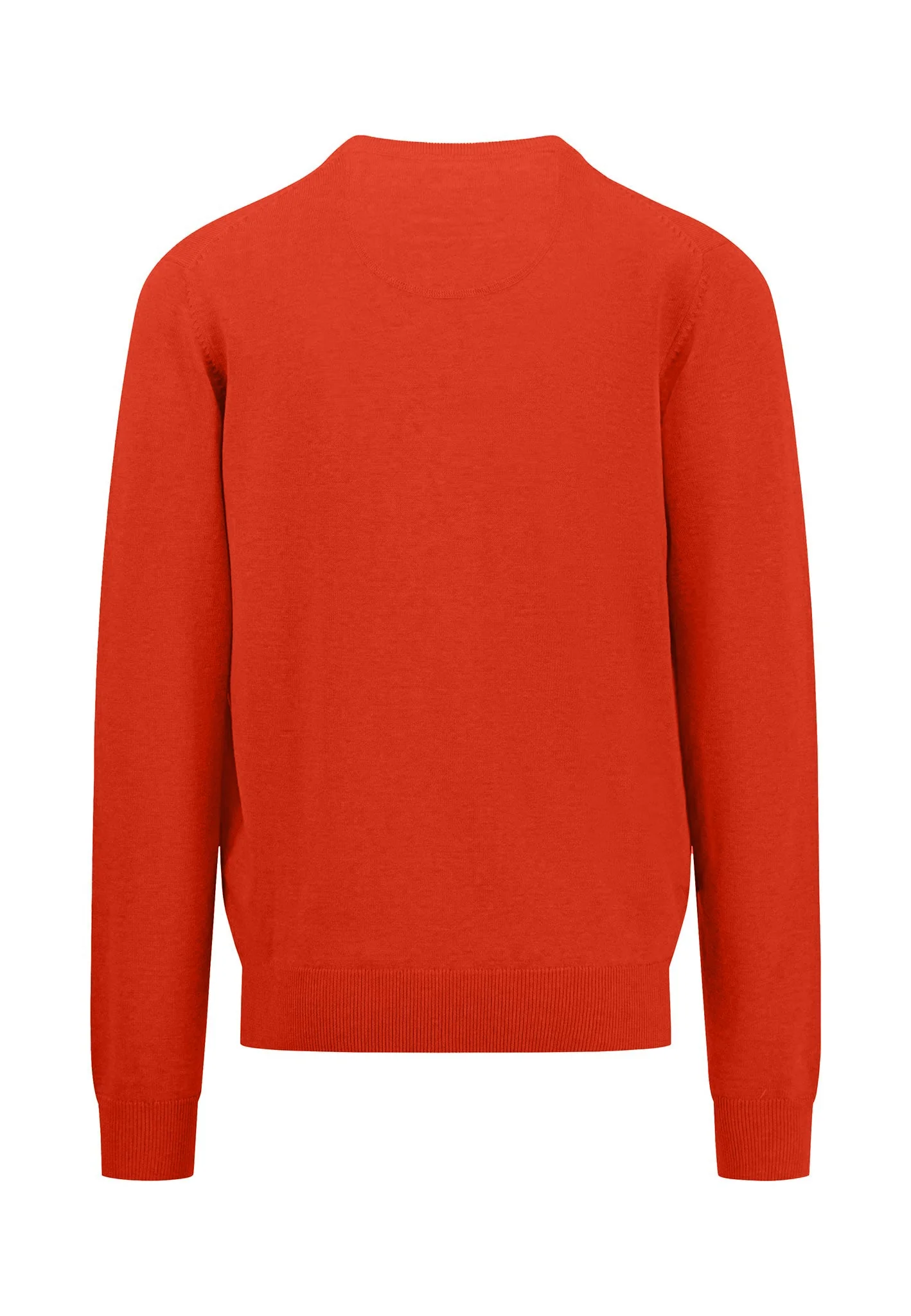 Strickpullover aus Baumwolle mit V-Ausschnitt - Image 10