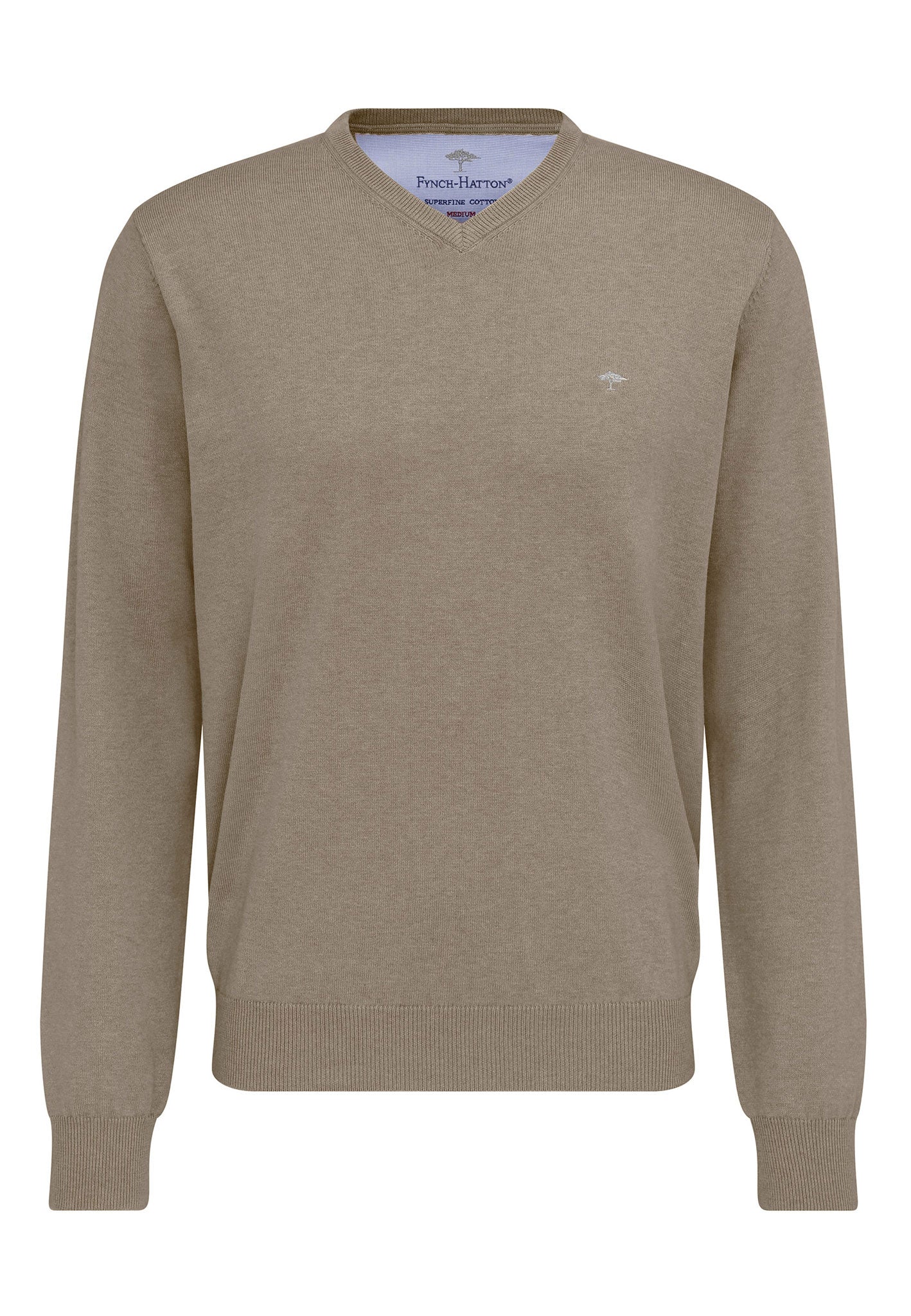 Strickpullover aus Baumwolle mit V-Ausschnitt - Image 34