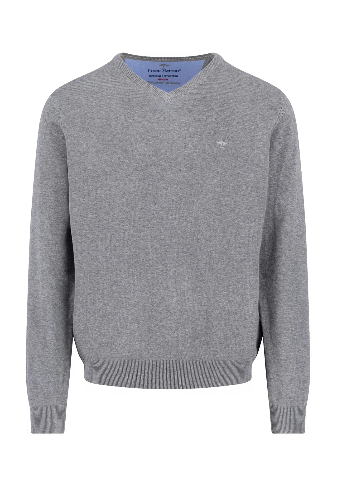 Strickpullover aus Baumwolle mit V-Ausschnitt - Image 9