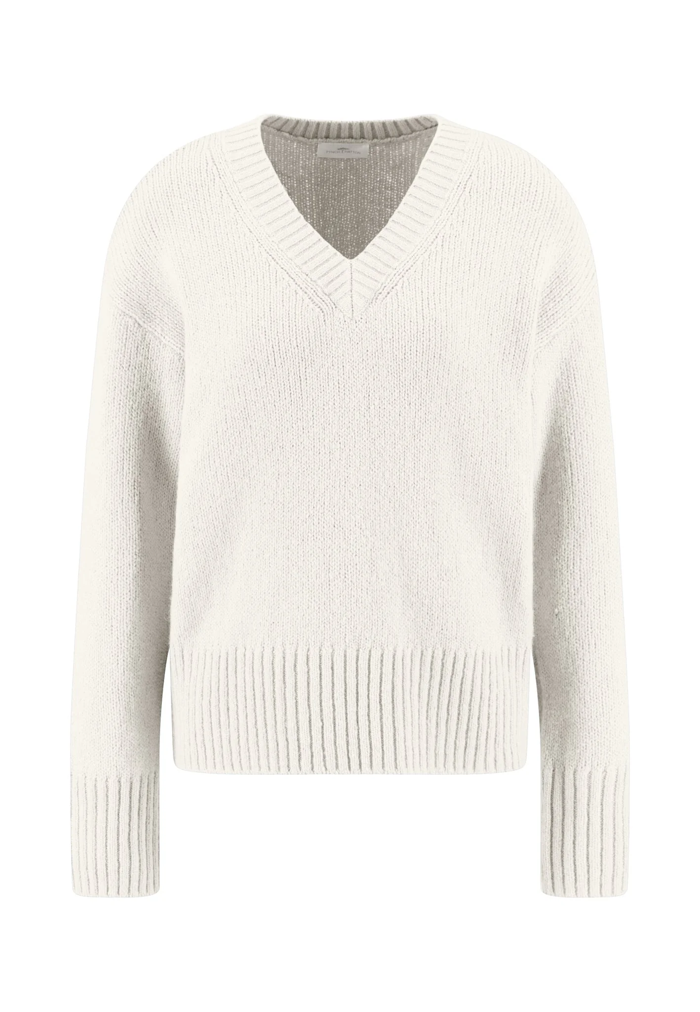 Strickpullover aus Baumwollmix mit V-Ausschnitt - Image 5