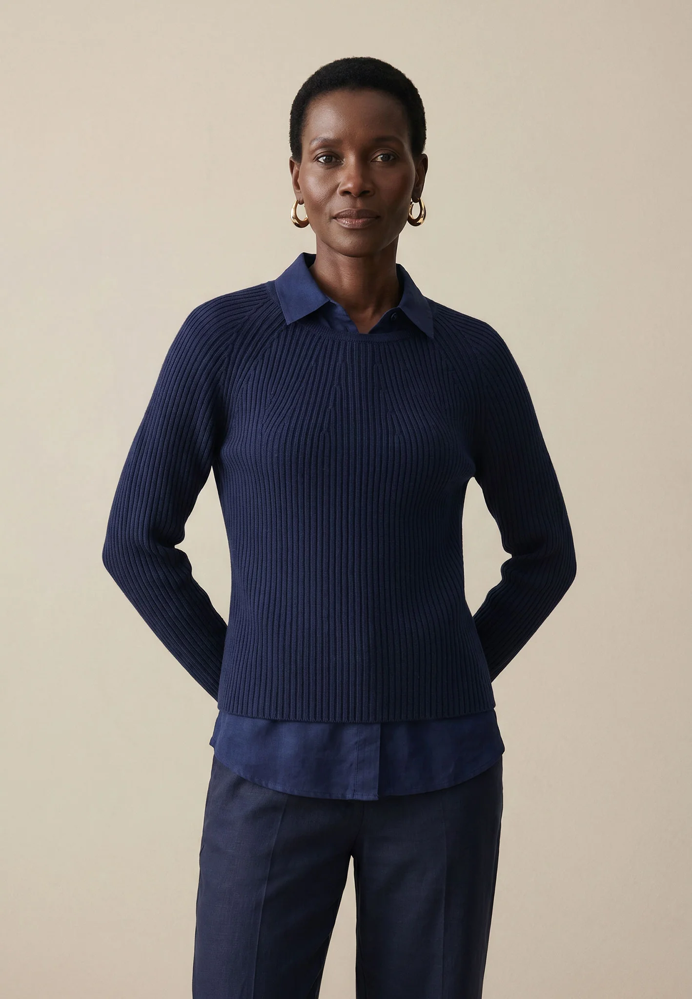 Strickpullover aus Leinen mit Rundhalsausschnitt - Image 10