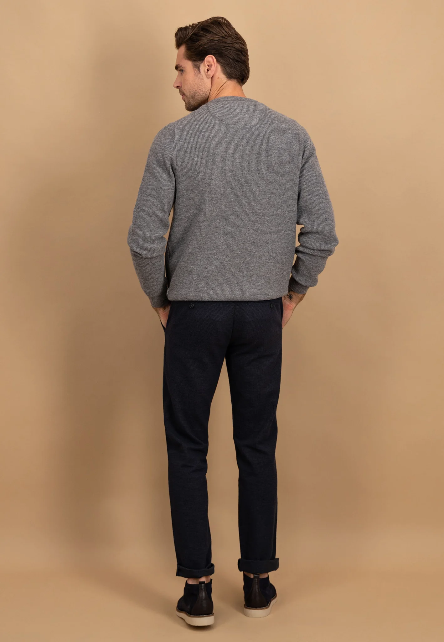 Strickpullover aus Merino-Kaschmir mit Strukturmuster - Image 3