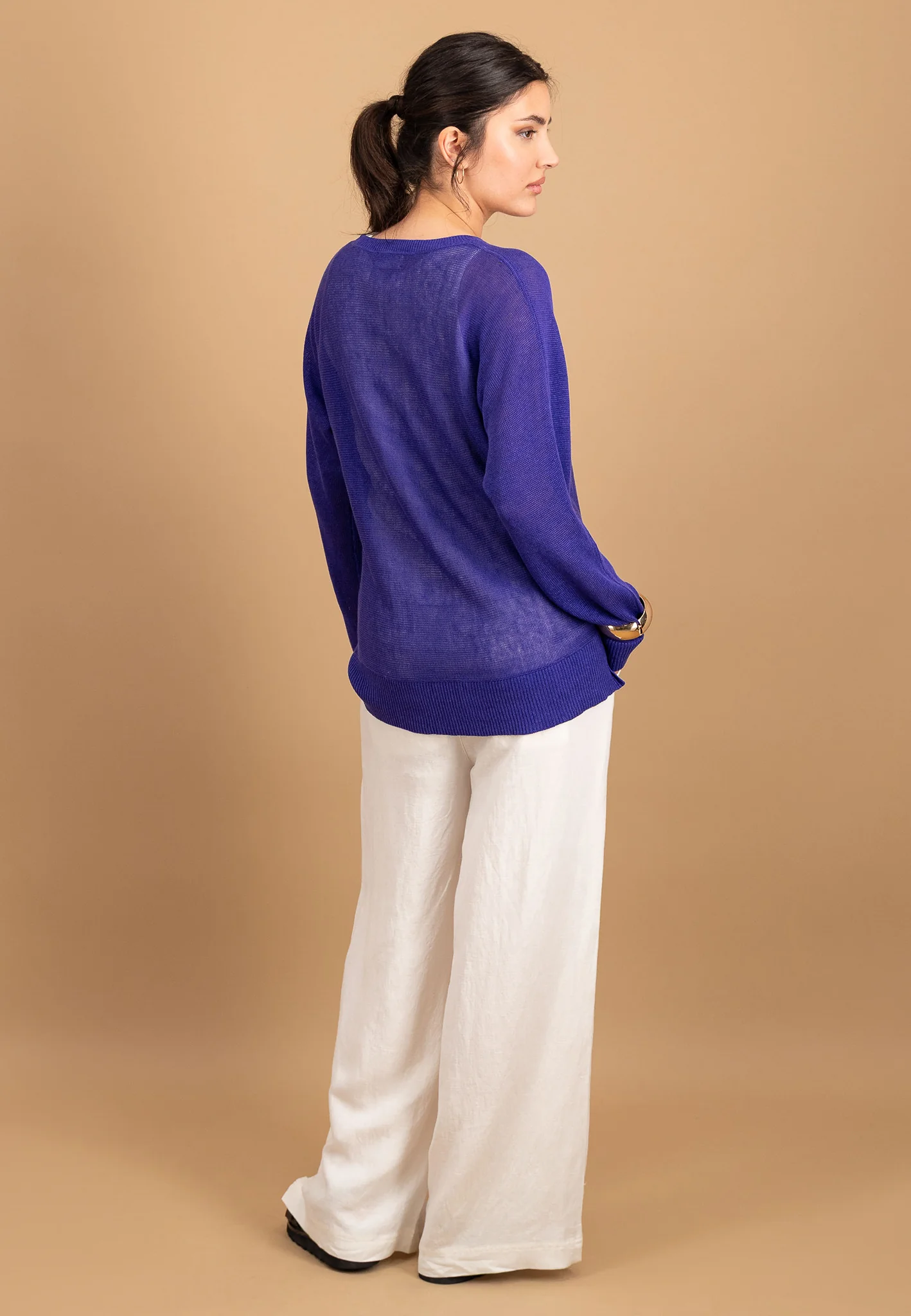 Strickpullover aus reinem Leinen - Image 11