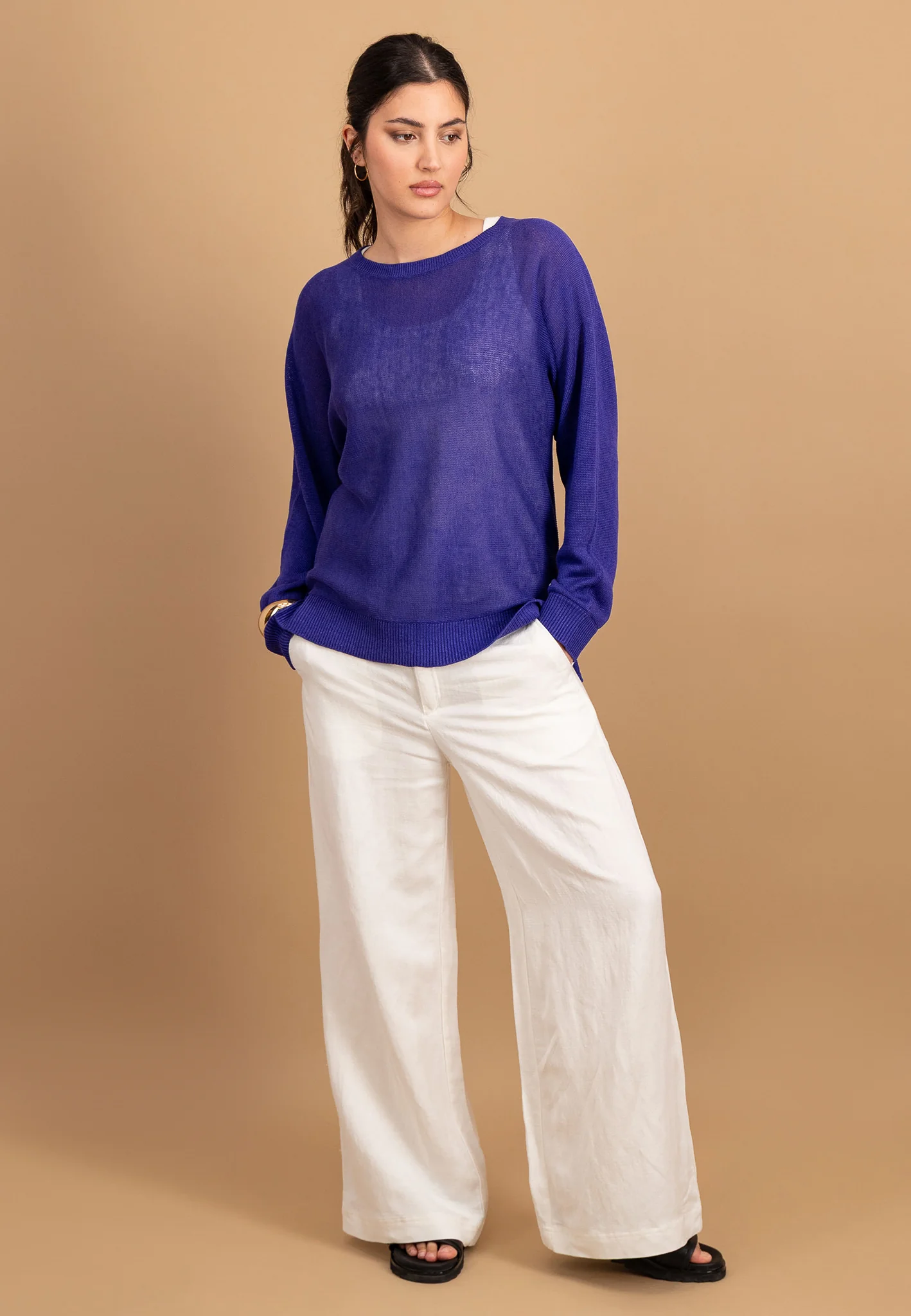 Strickpullover aus reinem Leinen - Image 12