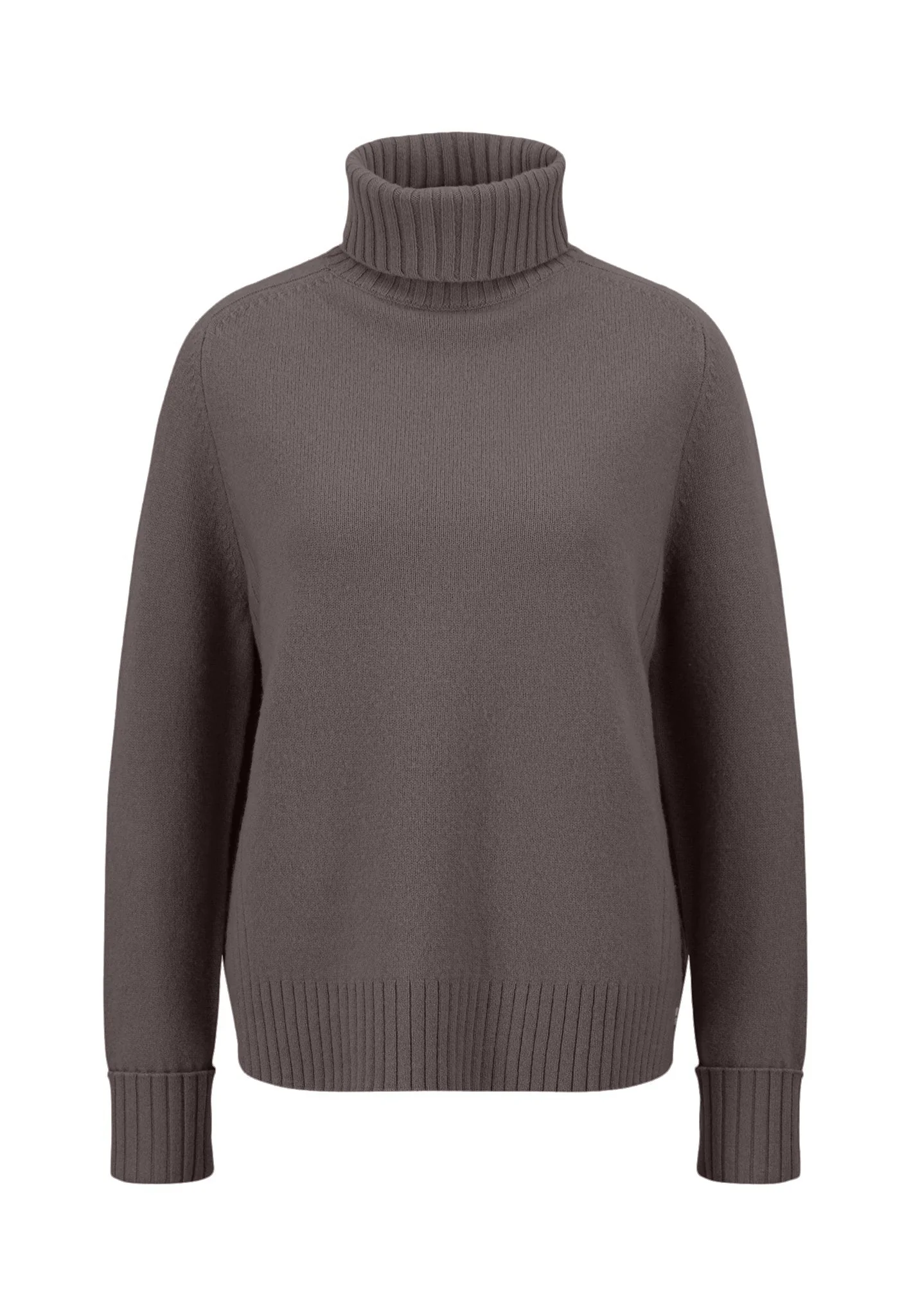 Strickpullover aus Wolle mit Rollkragen