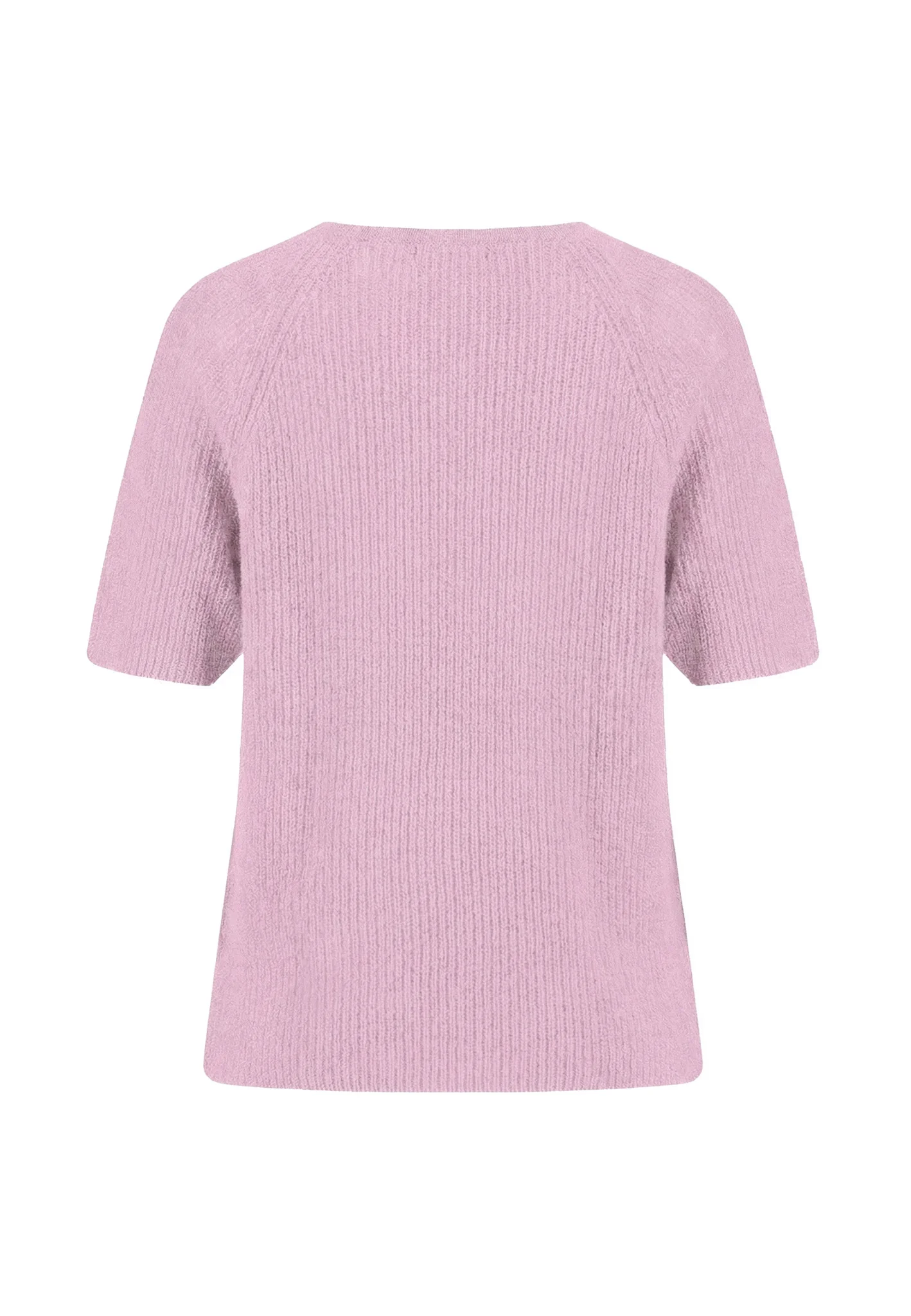 Strickshirt aus Leinen mit V-Ausschnitt und Rippstruktur - Image 15