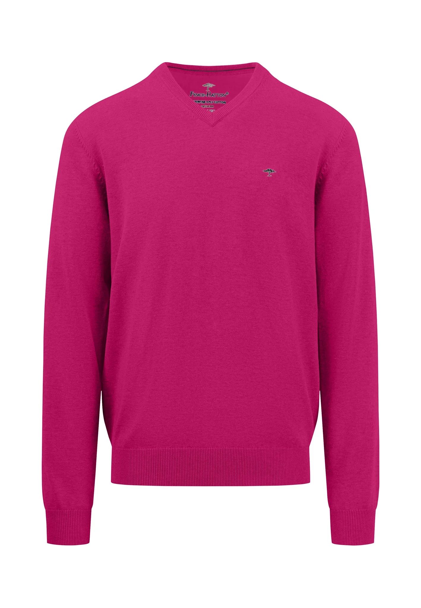Superfine Cotton | V-Neck Feinstrickpullover - Image 9