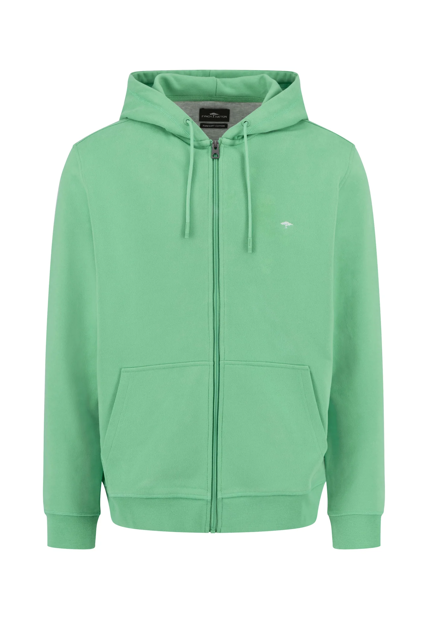 Sweatjacke aus Baumwolle mit Logo Detail - Image 3