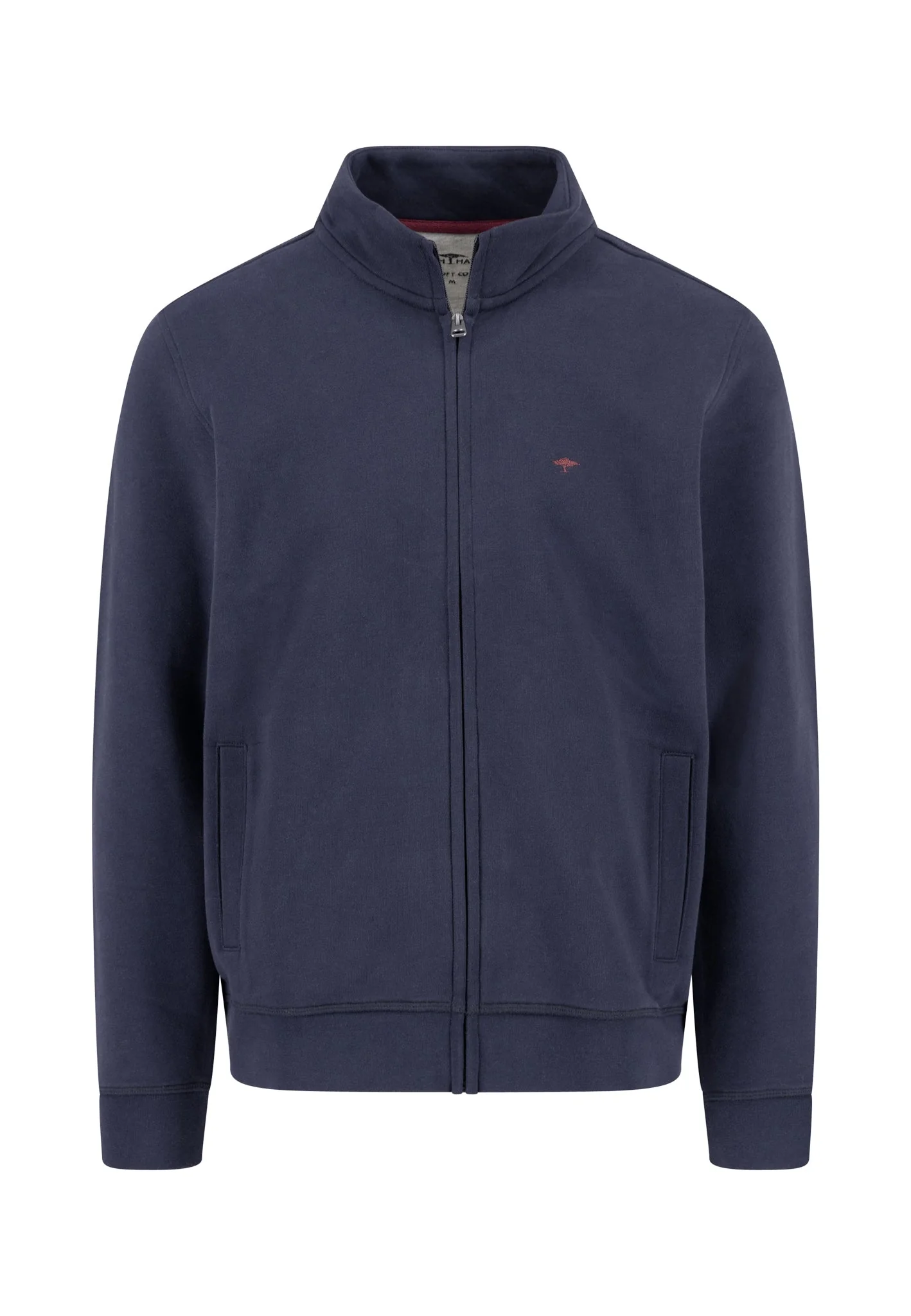 Sweatjacke aus Baumwolle mit Stehkragen und Reißverschluss - Image 13