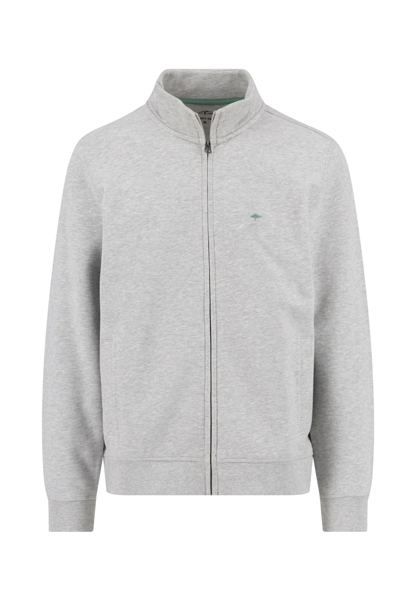 Sweatjacke aus Baumwolle mit Stehkragen und Reißverschluss - Image 15