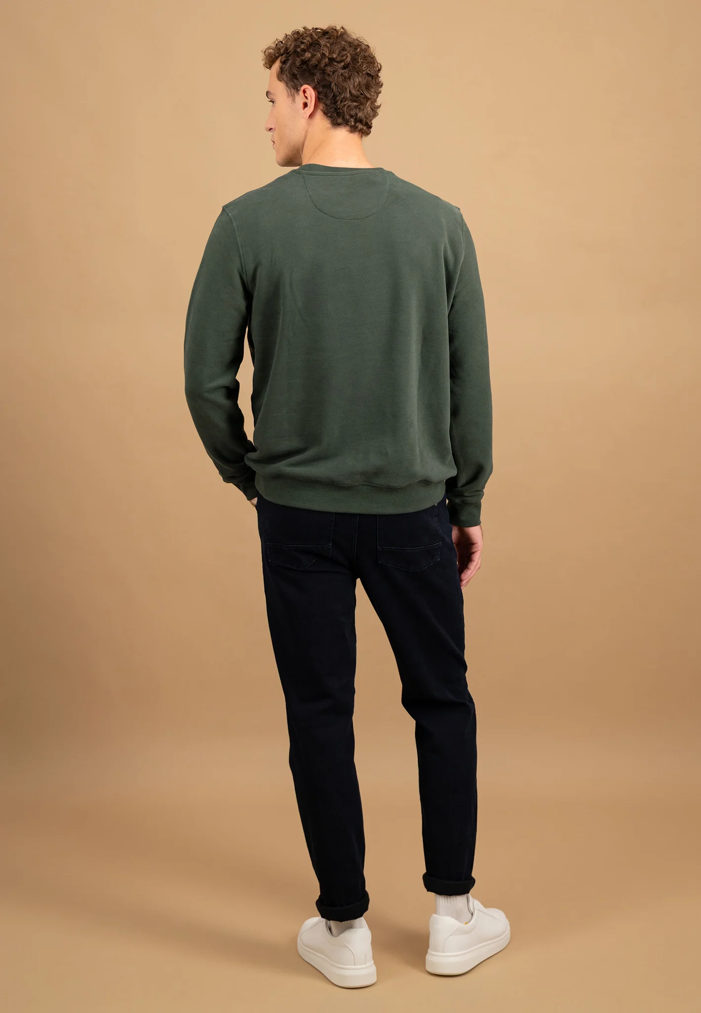 Sweatpullover aus Baumwolle mit Rundhalsausschnitt und Logo-Stickerei - Image 15