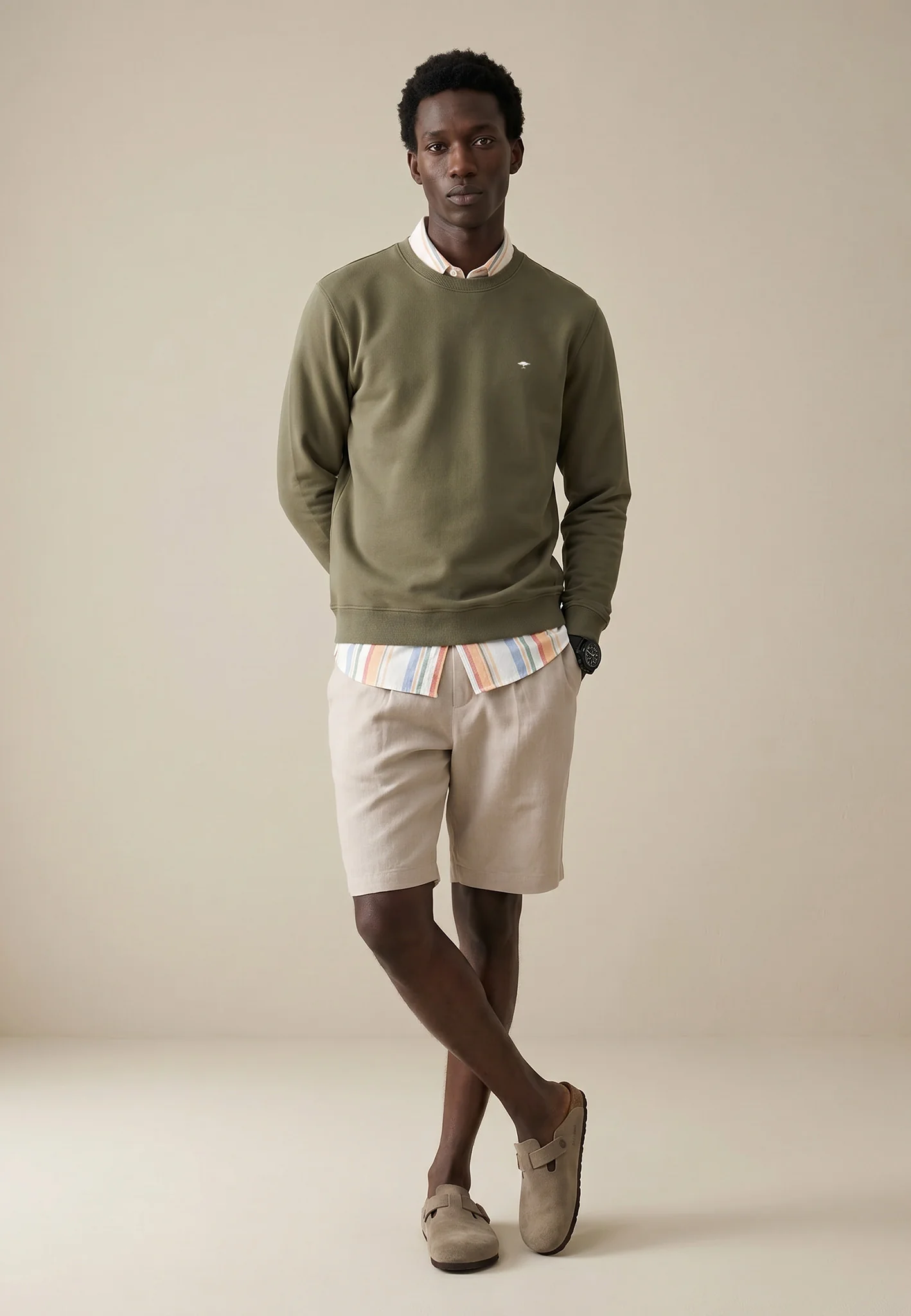 Sweatshirt aus Baumwolle mit Rundhalsausschnitt - Image 12