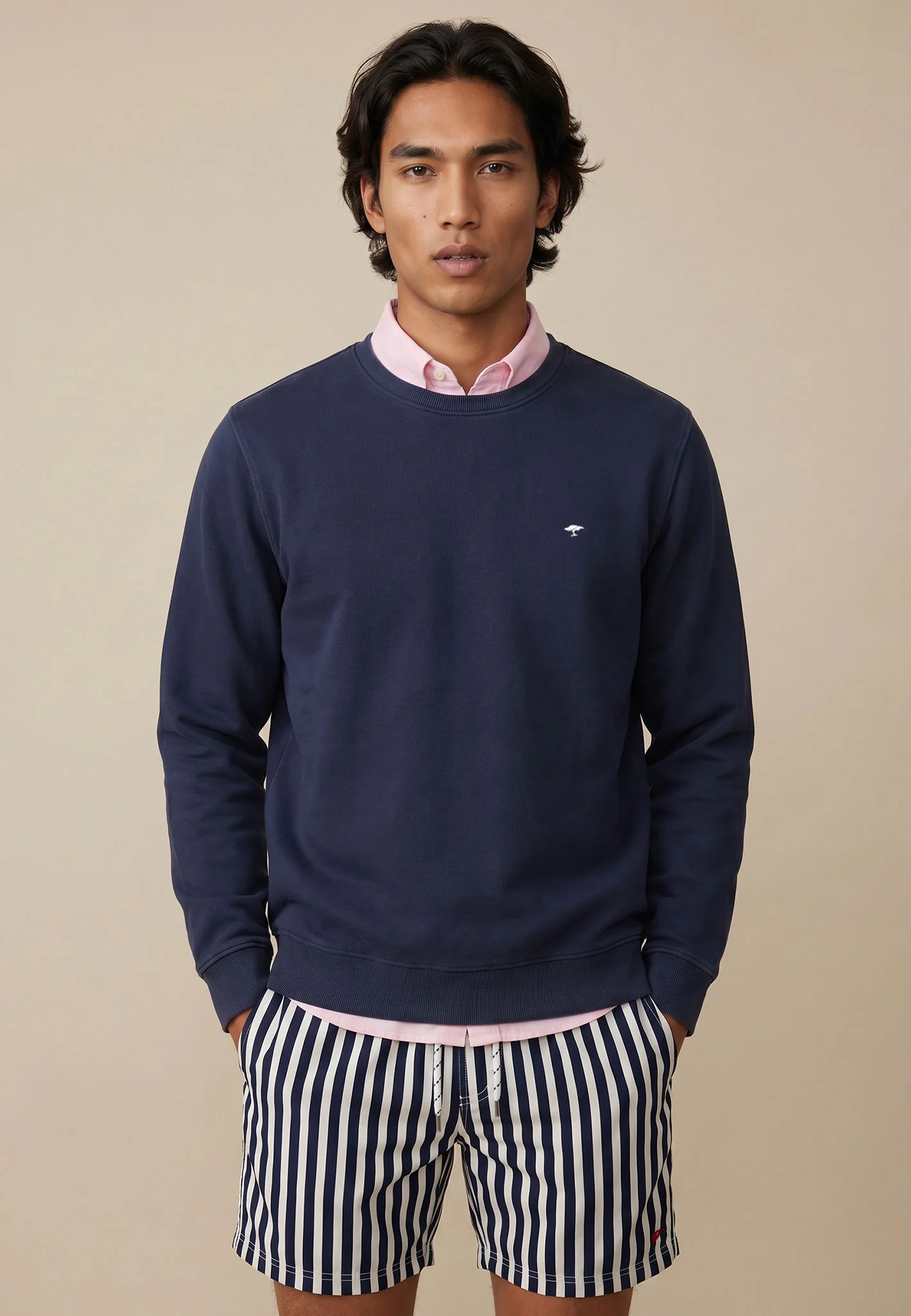Sweatshirt aus Baumwolle mit Rundhalsausschnitt - Image 6