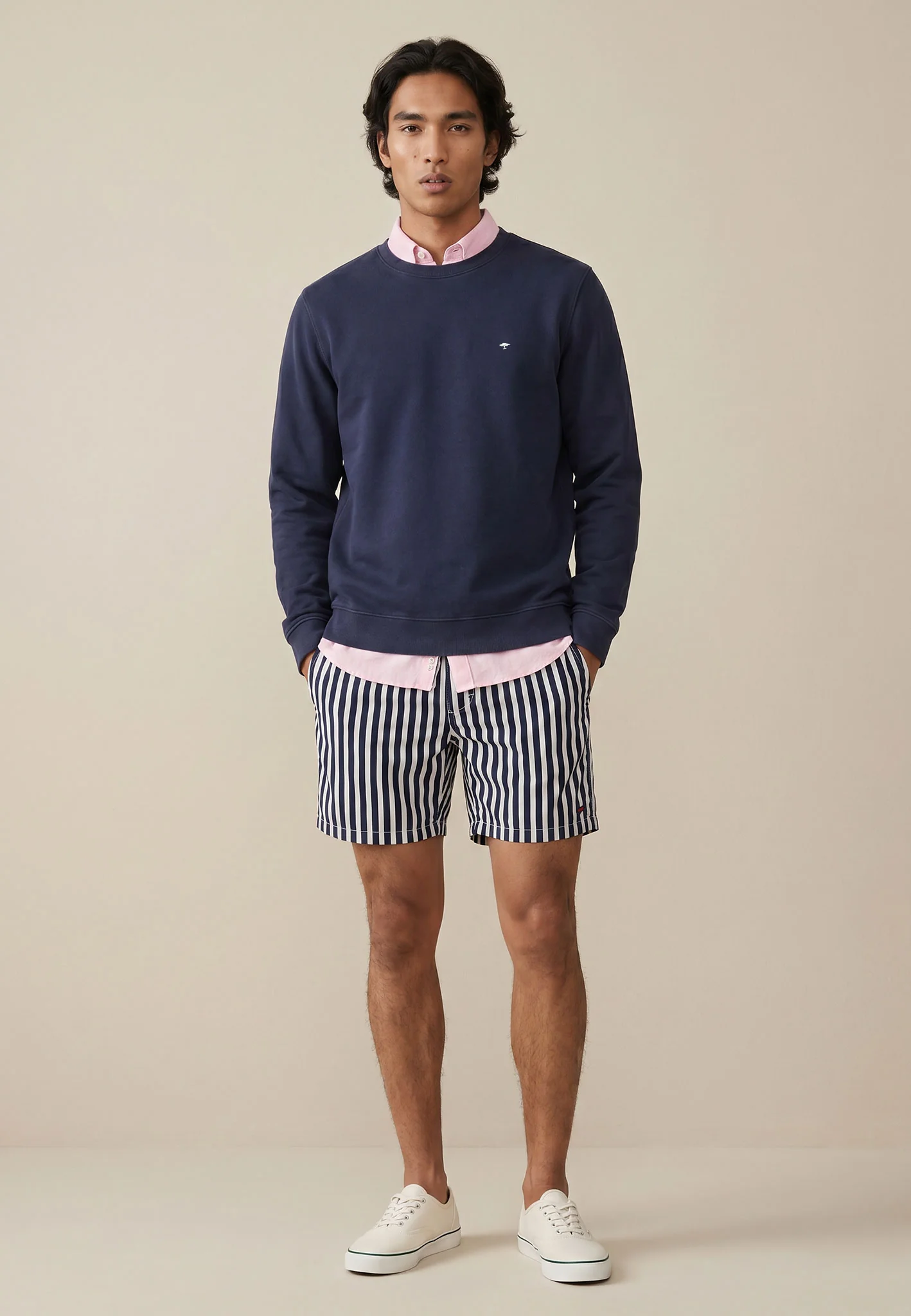 Sweatshirt aus Baumwolle mit Rundhalsausschnitt - Image 7