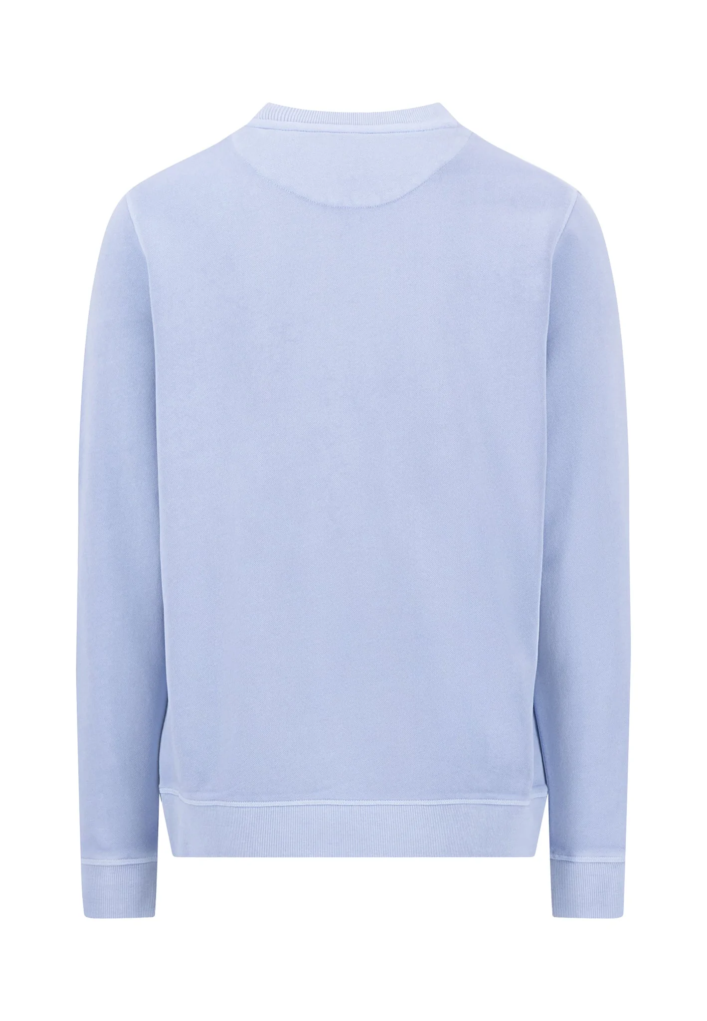 Sweatshirt aus reiner Baumwolle mit V-Einsatz am Kragen - Image 10