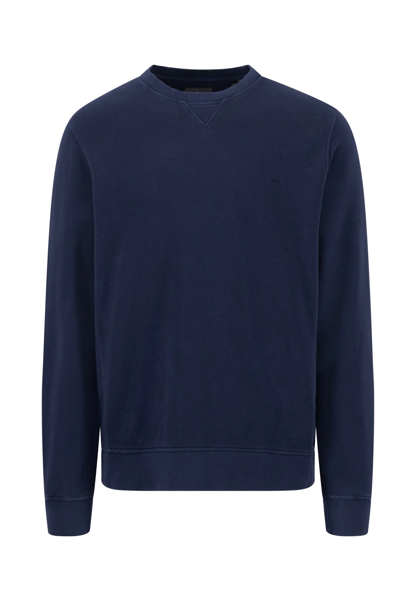 Sweatshirt aus reiner Baumwolle mit V-Einsatz am Kragen - Image 14