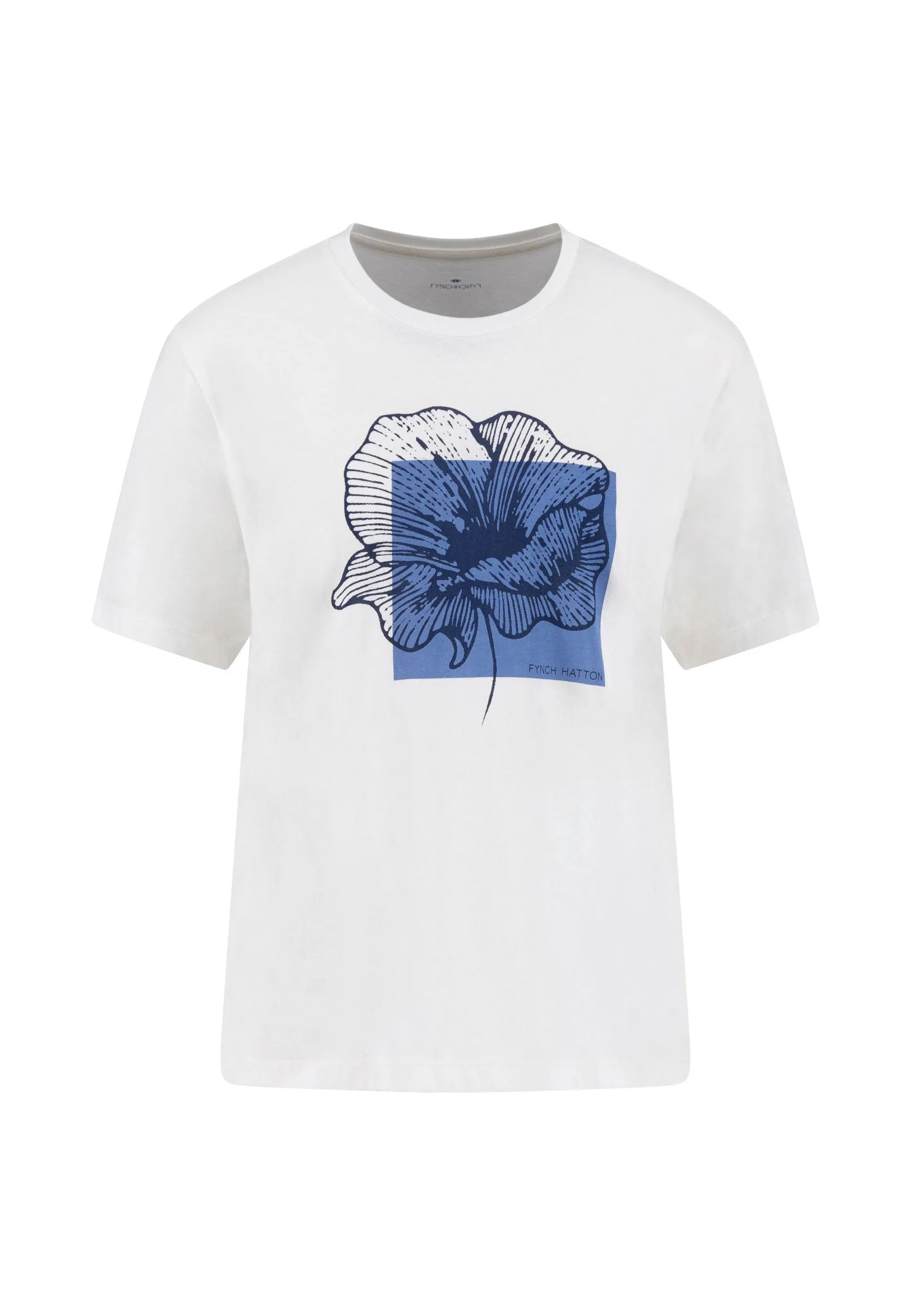 T-Shirt aus Baumwoll-Modal-Mix mit floralem Print - Image 11