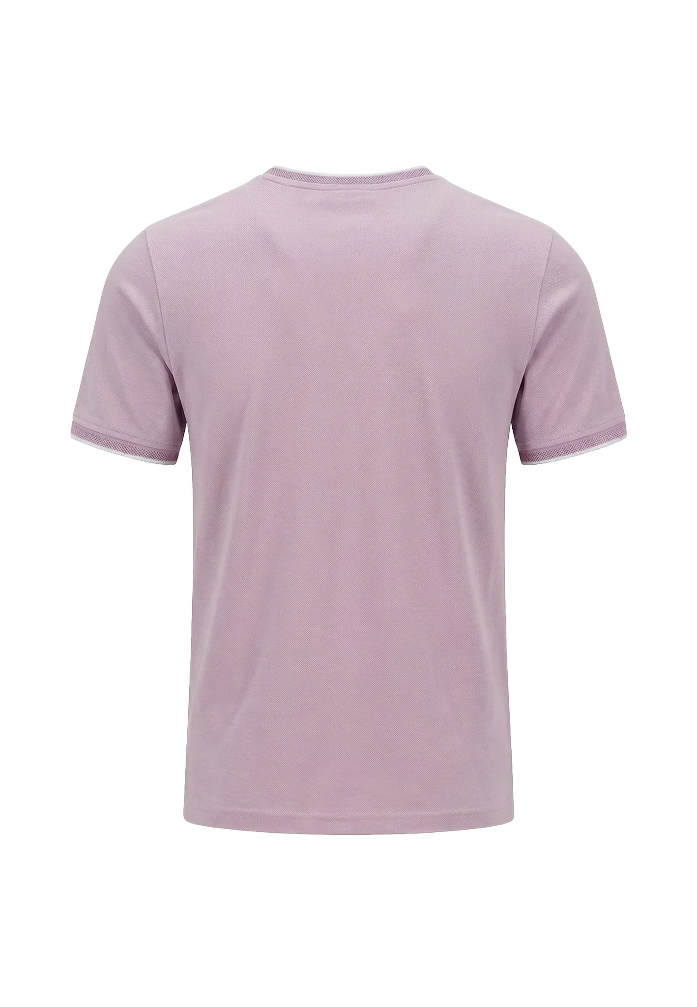 T-Shirt aus Baumwolle mit Kontrastabschlüssen und Rundhalsausschnitt - Image 10