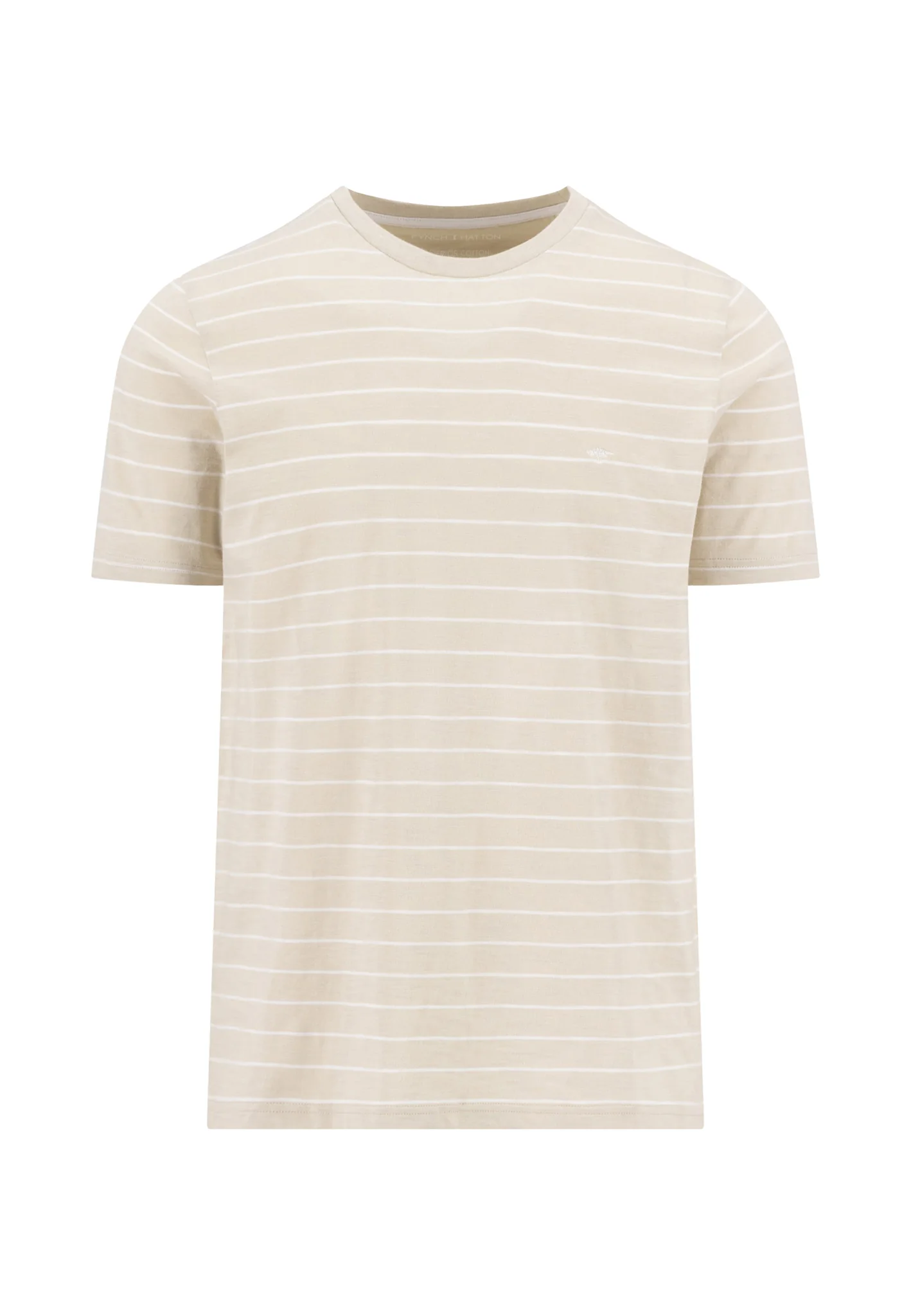 T-Shirt aus Baumwolle mit Slub-Webart und Streifenmuster - Image 11