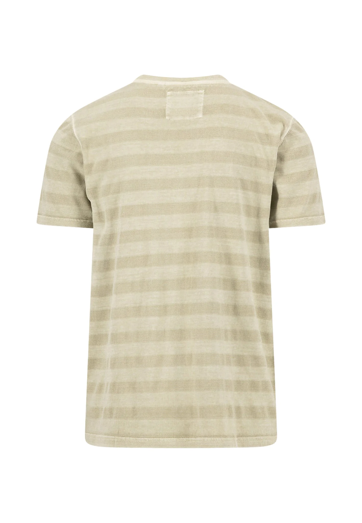 T-Shirt aus Baumwolle mit Strukturstreifen und Rundhalsausschnitt - Image 15