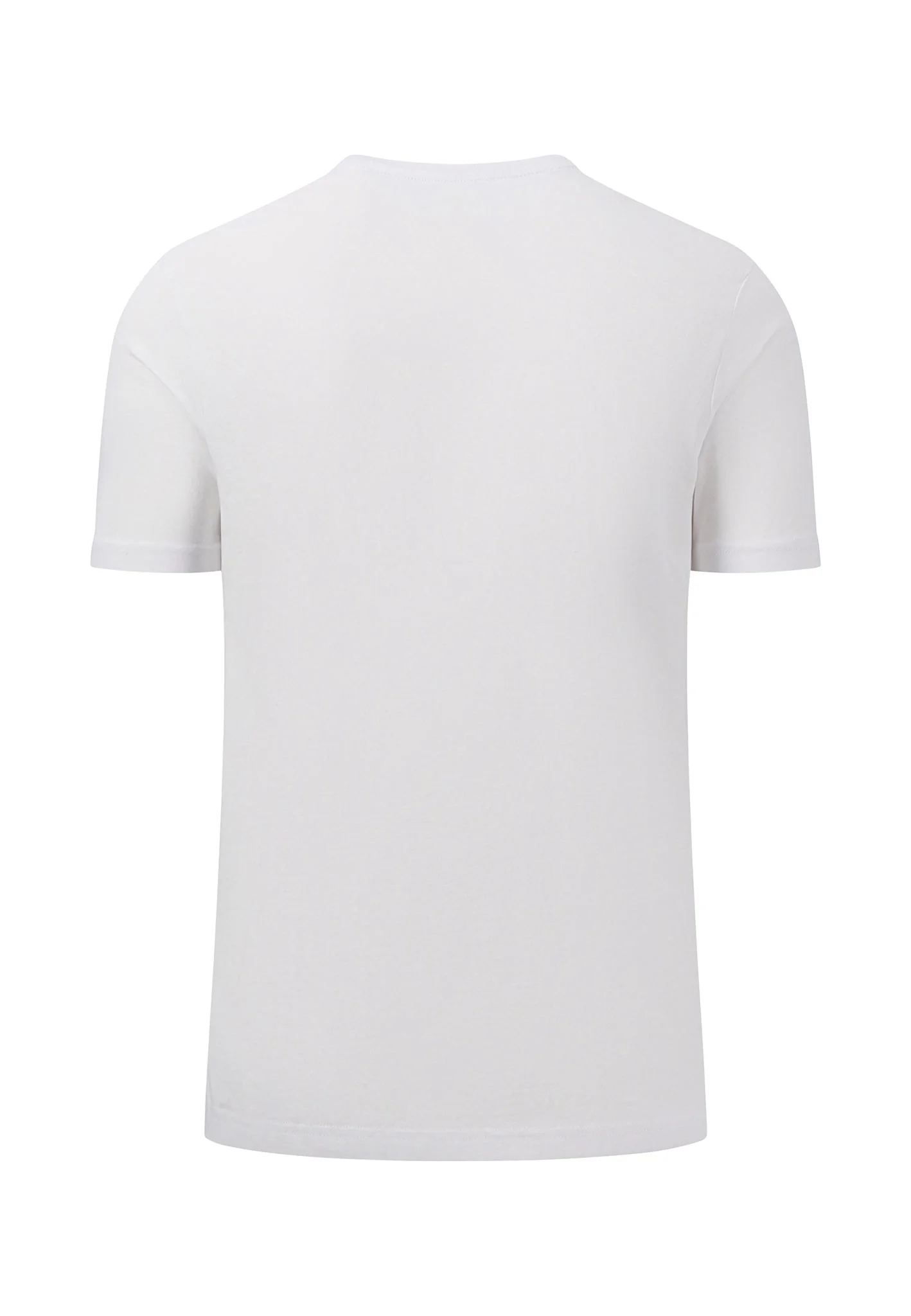 T-Shirt aus Baumwolle mit V-Ausschnitt und Logo-Stickerei - Image 5